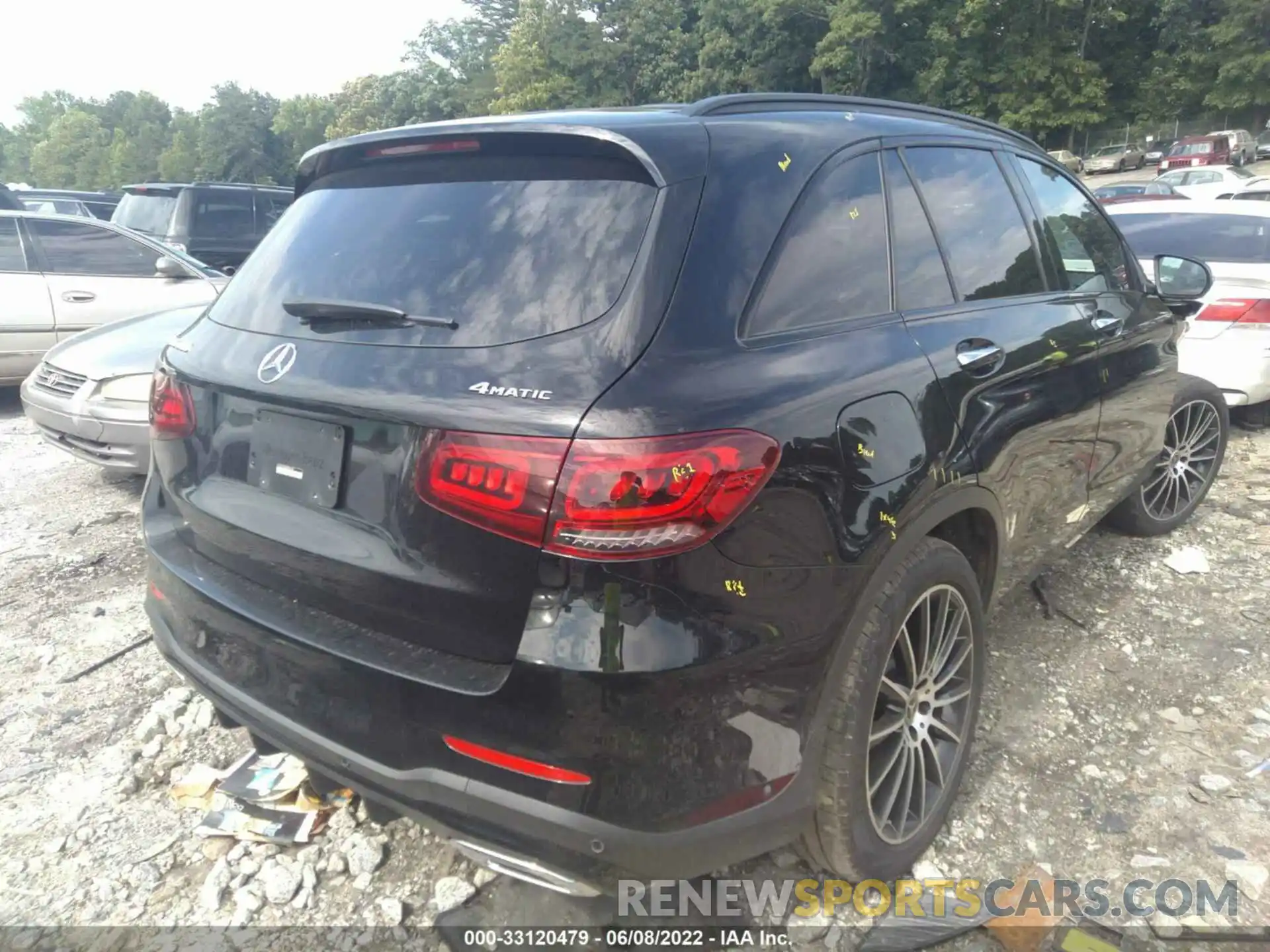 4 Photograph of a damaged car W1N0G8EB4MF885397 MERCEDES-BENZ GLC 2021