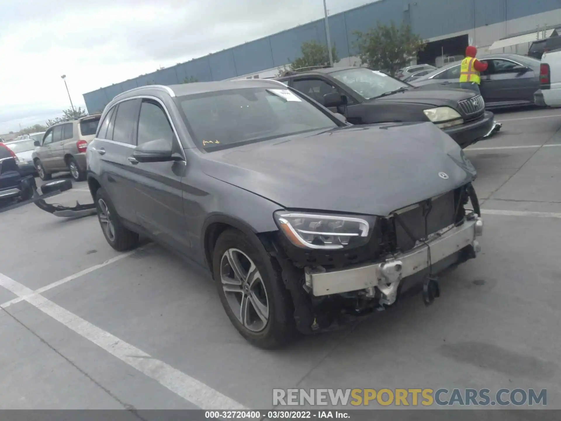 1 Photograph of a damaged car W1N0G8EB4MF885982 MERCEDES-BENZ GLC 2021