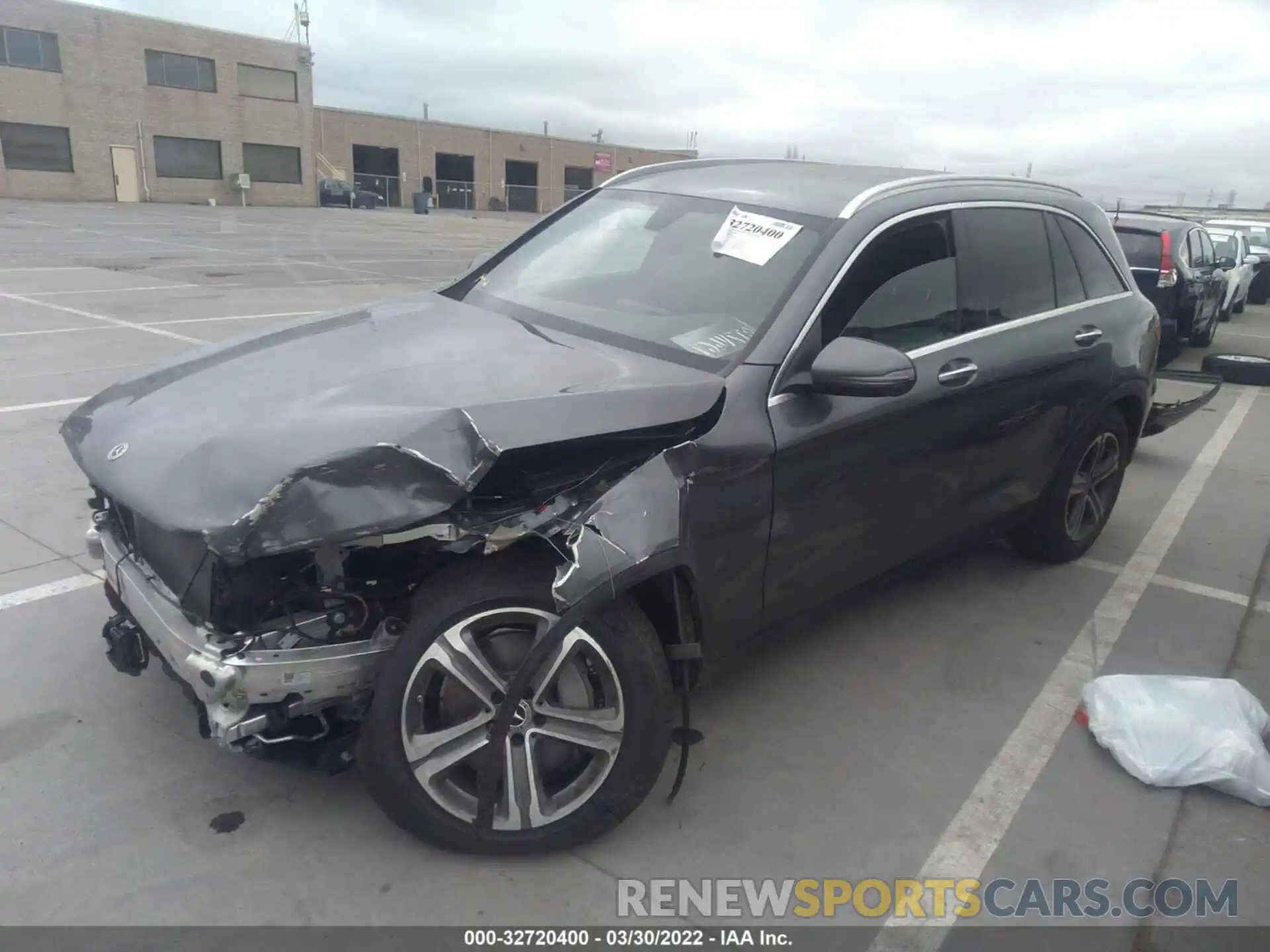 2 Photograph of a damaged car W1N0G8EB4MF885982 MERCEDES-BENZ GLC 2021