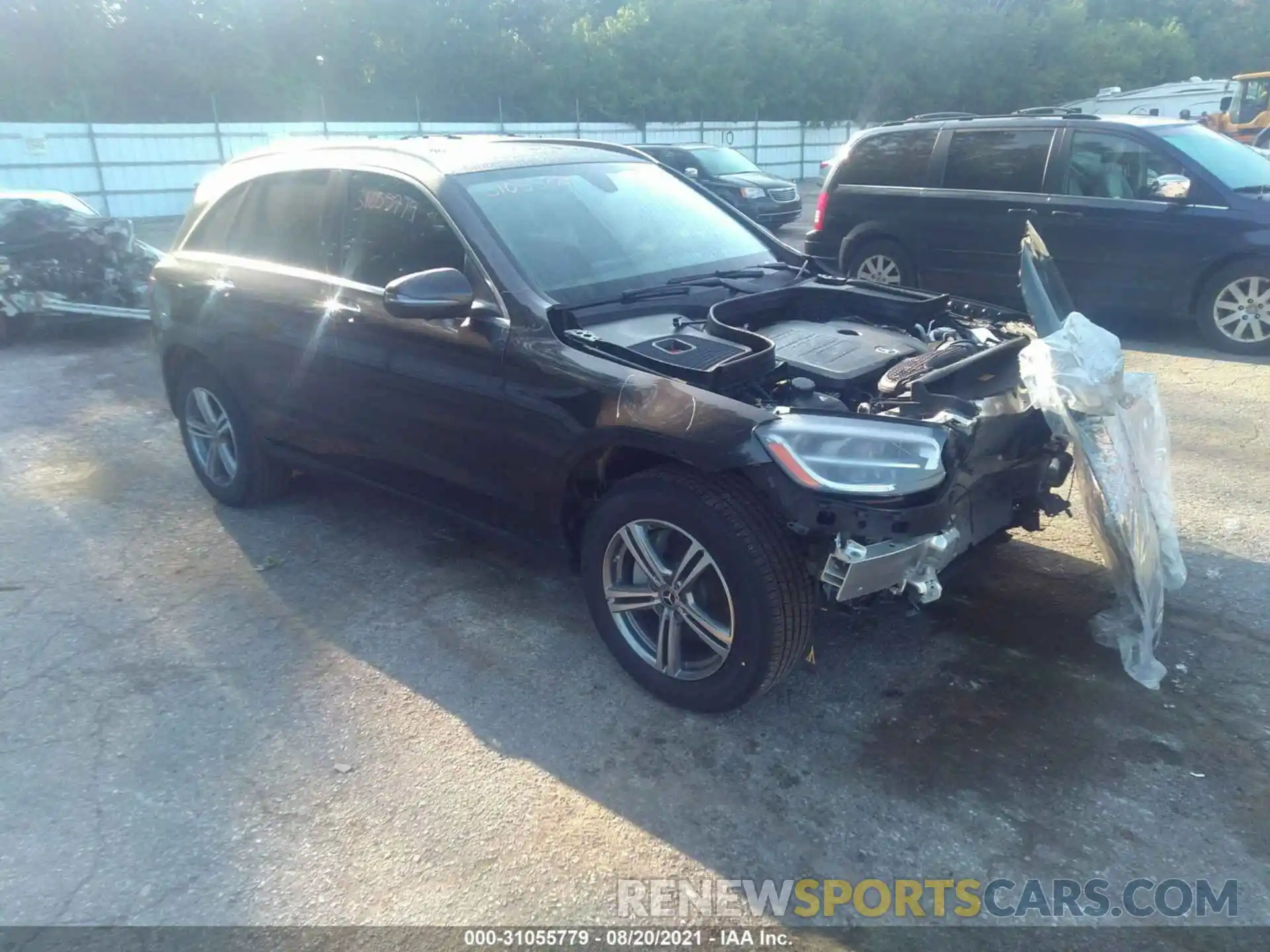 1 Photograph of a damaged car W1N0G8EB4MF904000 MERCEDES-BENZ GLC 2021