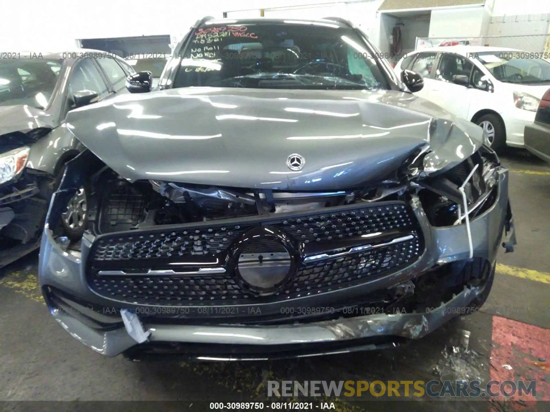 6 Photograph of a damaged car W1N0G8EB4MF906555 MERCEDES-BENZ GLC 2021