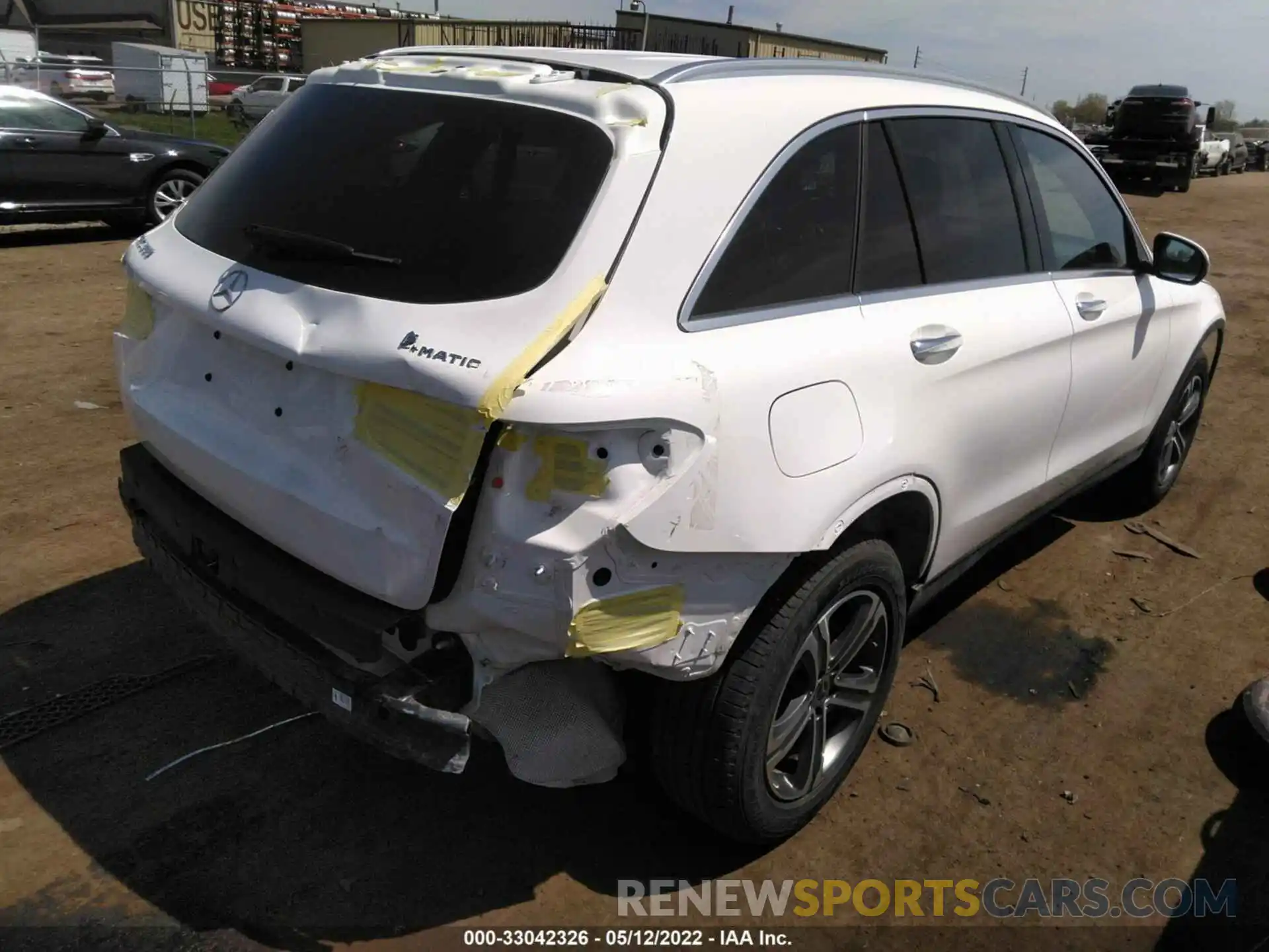 4 Photograph of a damaged car W1N0G8EB4MV296680 MERCEDES-BENZ GLC 2021