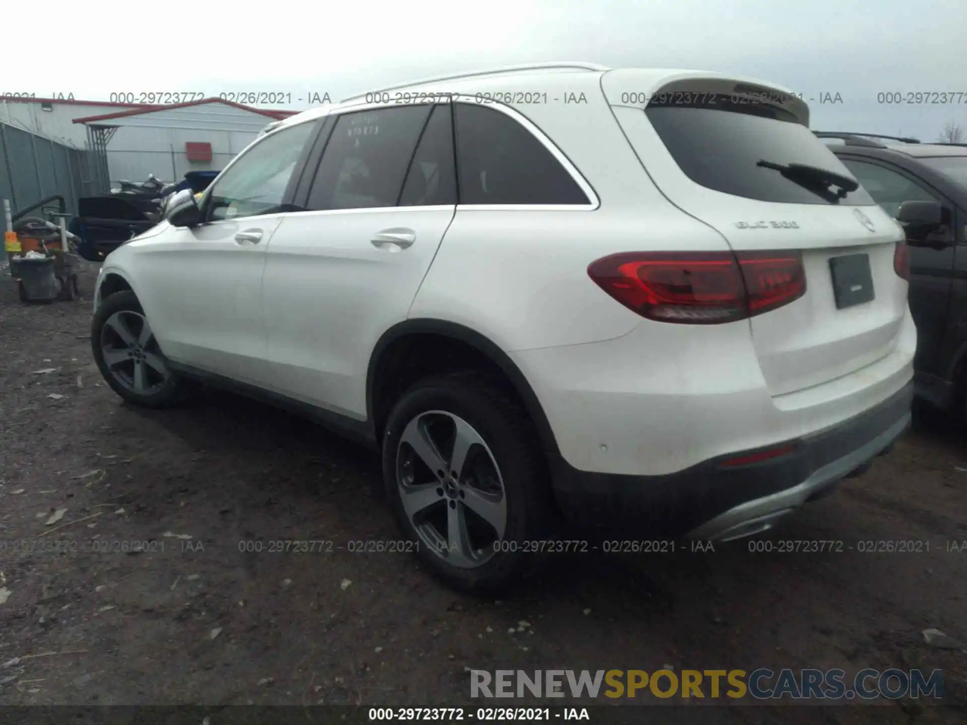 3 Фотография поврежденного автомобиля W1N0G8EB5MF873873 MERCEDES-BENZ GLC 2021