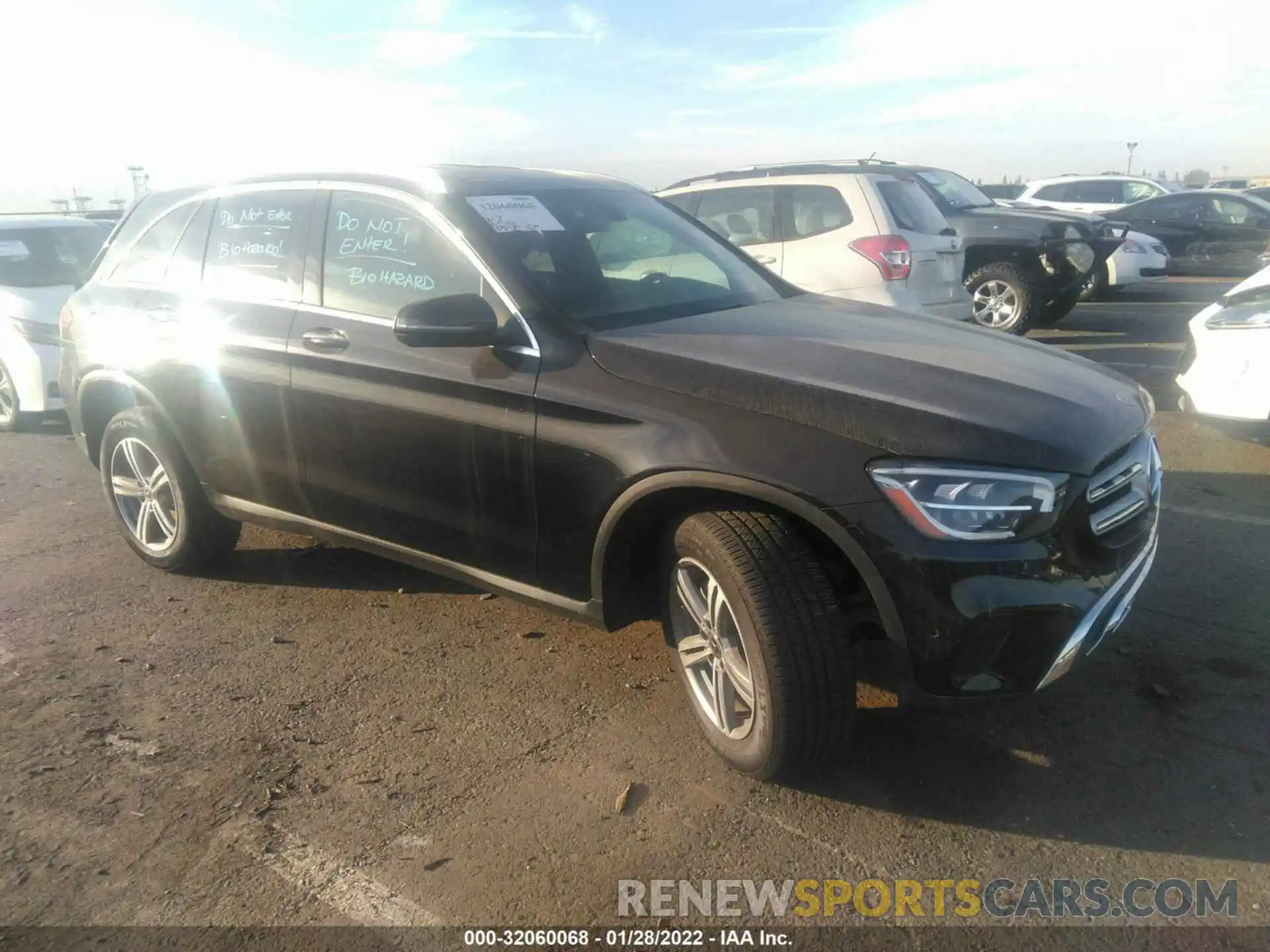 1 Photograph of a damaged car W1N0G8EB5MF878538 MERCEDES-BENZ GLC 2021