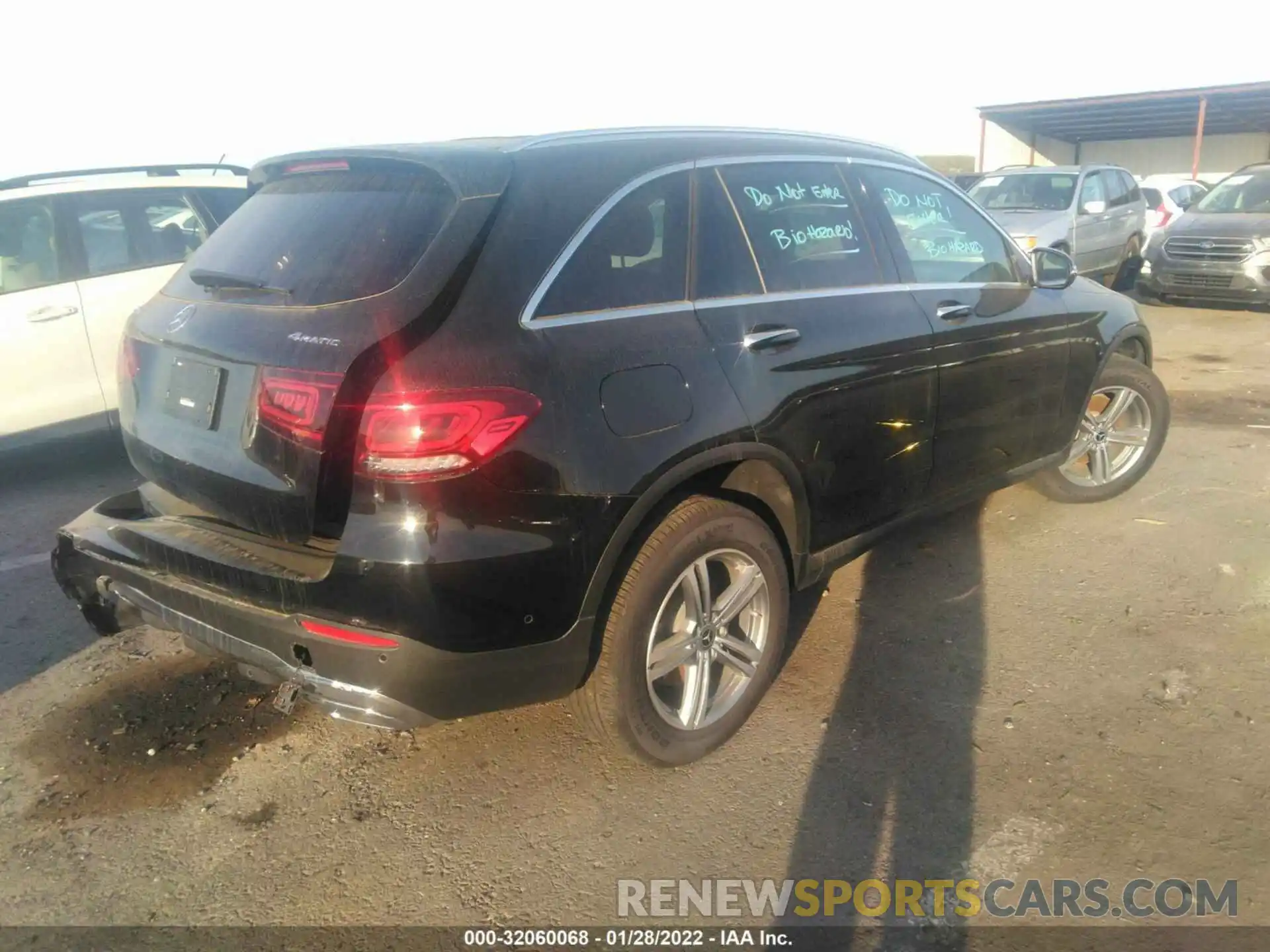 4 Photograph of a damaged car W1N0G8EB5MF878538 MERCEDES-BENZ GLC 2021