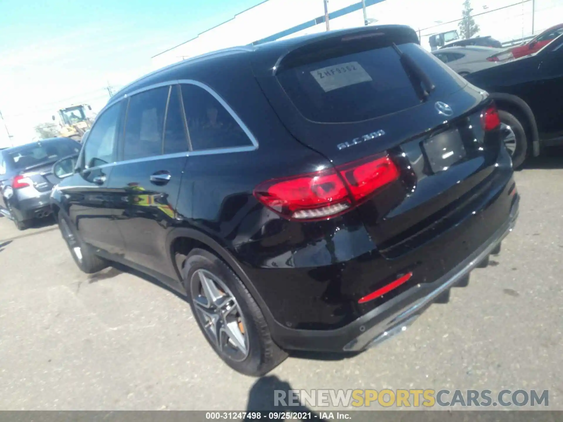 3 Photograph of a damaged car W1N0G8EB5MF885229 MERCEDES-BENZ GLC 2021