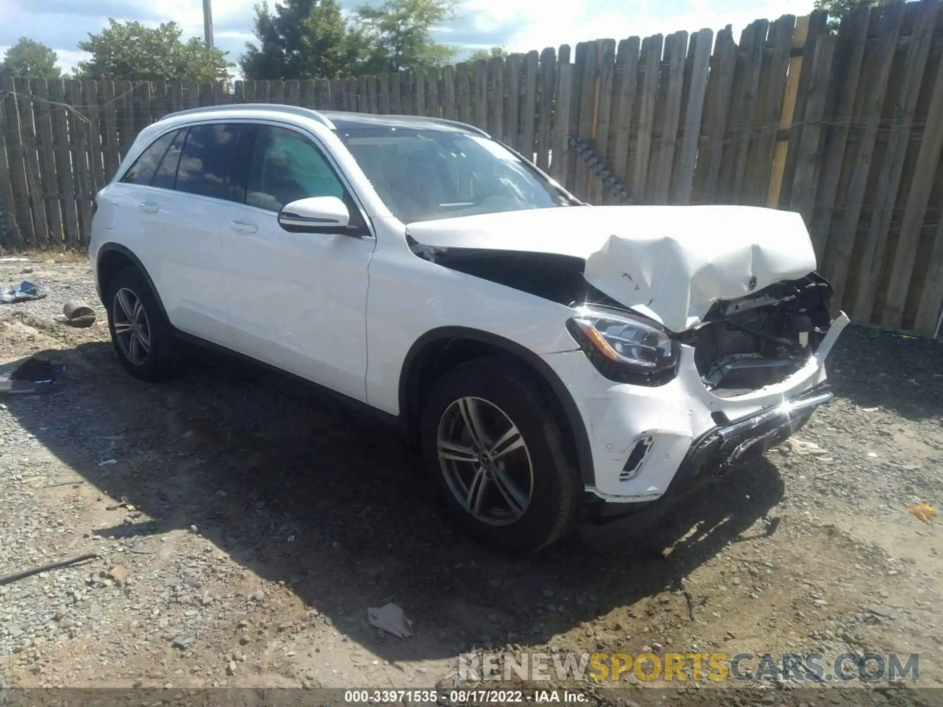 1 Photograph of a damaged car W1N0G8EB5MF964559 MERCEDES-BENZ GLC 2021