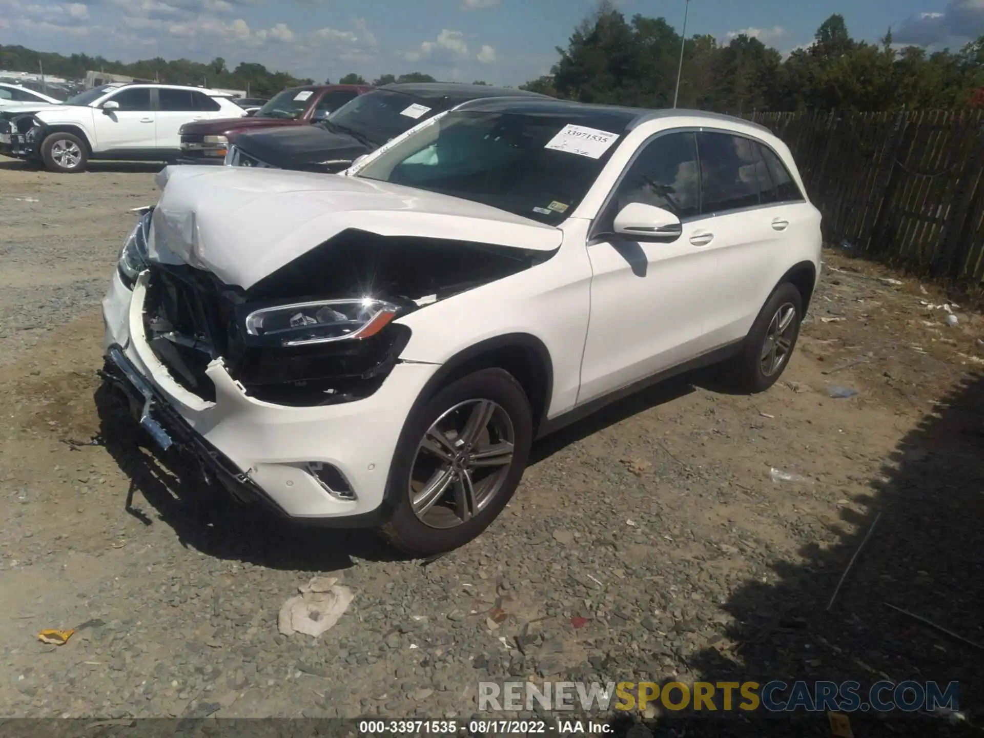 2 Photograph of a damaged car W1N0G8EB5MF964559 MERCEDES-BENZ GLC 2021