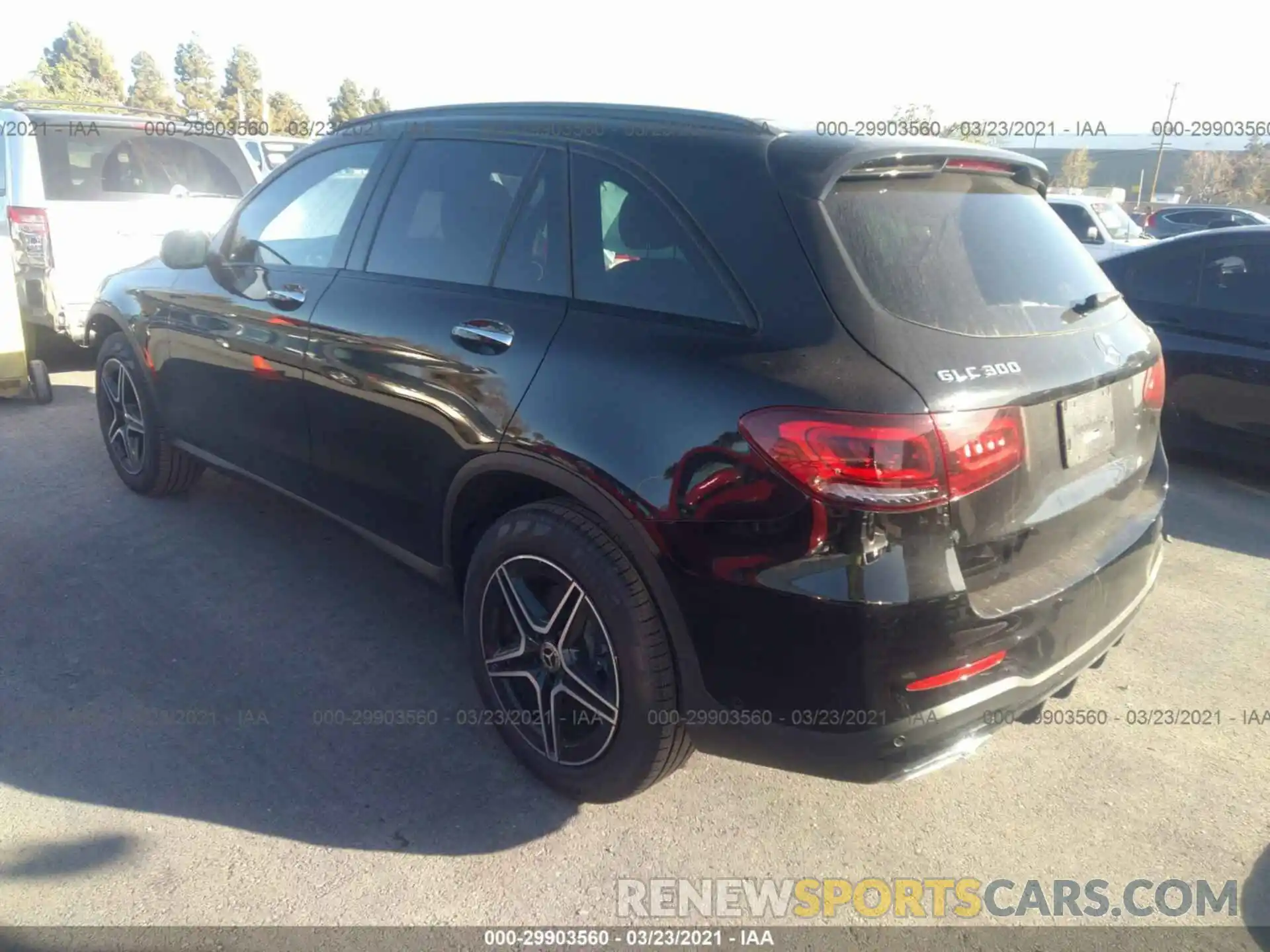 3 Photograph of a damaged car W1N0G8EB6MF888124 MERCEDES-BENZ GLC 2021