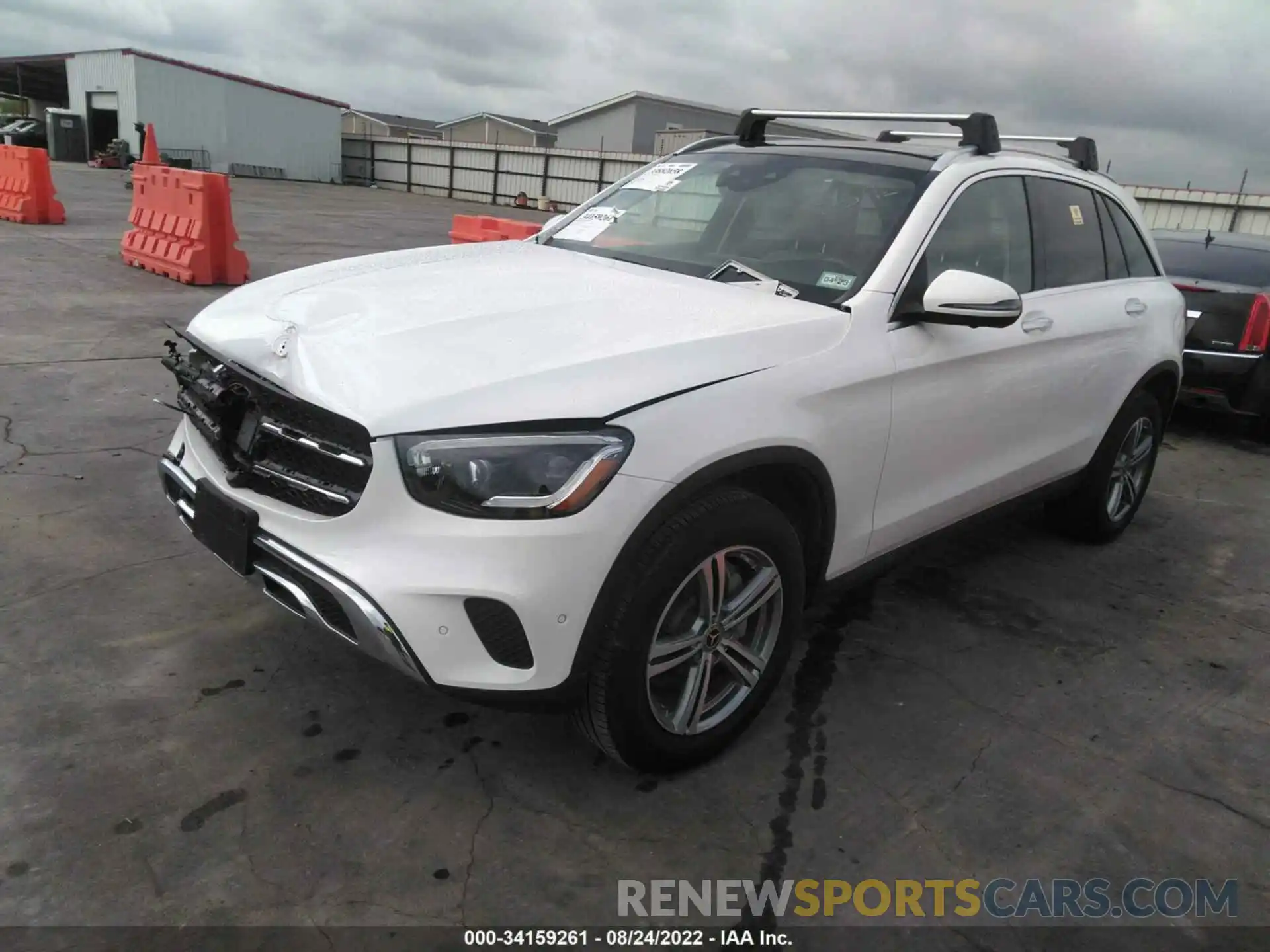 2 Фотография поврежденного автомобиля W1N0G8EB6MF958592 MERCEDES-BENZ GLC 2021