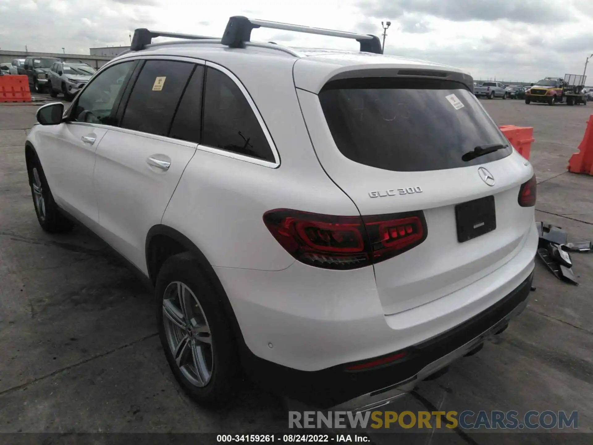 3 Фотография поврежденного автомобиля W1N0G8EB6MF958592 MERCEDES-BENZ GLC 2021