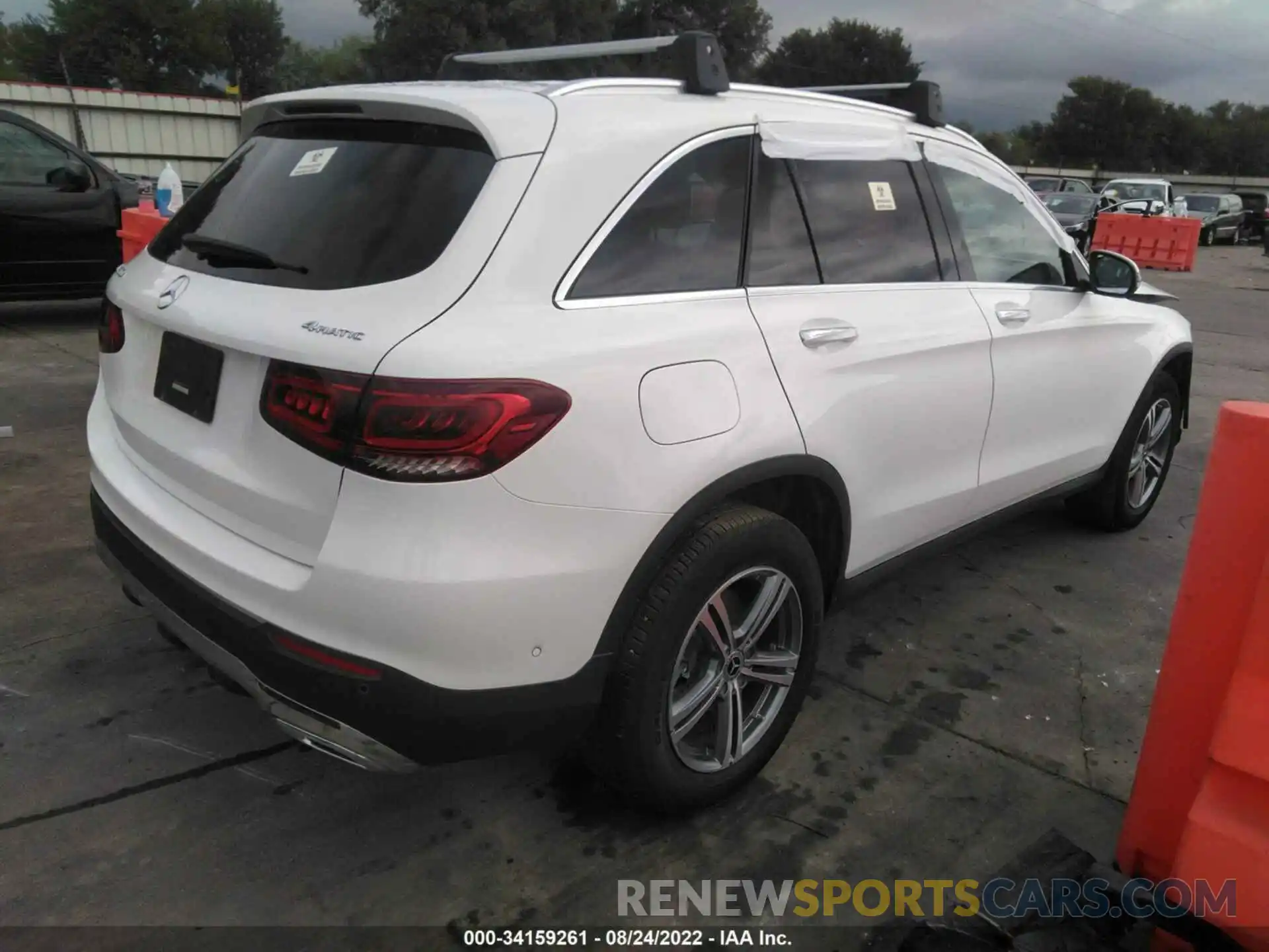 4 Фотография поврежденного автомобиля W1N0G8EB6MF958592 MERCEDES-BENZ GLC 2021