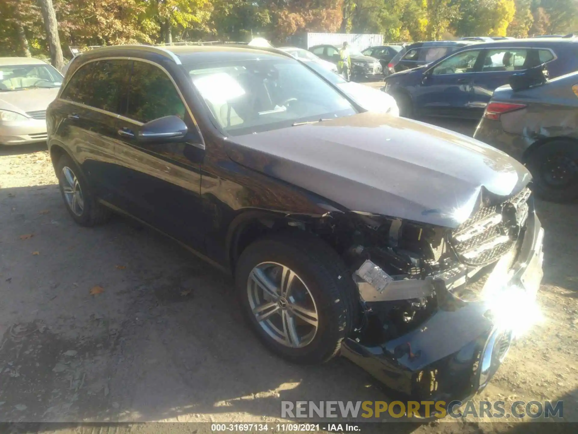 1 Photograph of a damaged car W1N0G8EB6MF962688 MERCEDES-BENZ GLC 2021