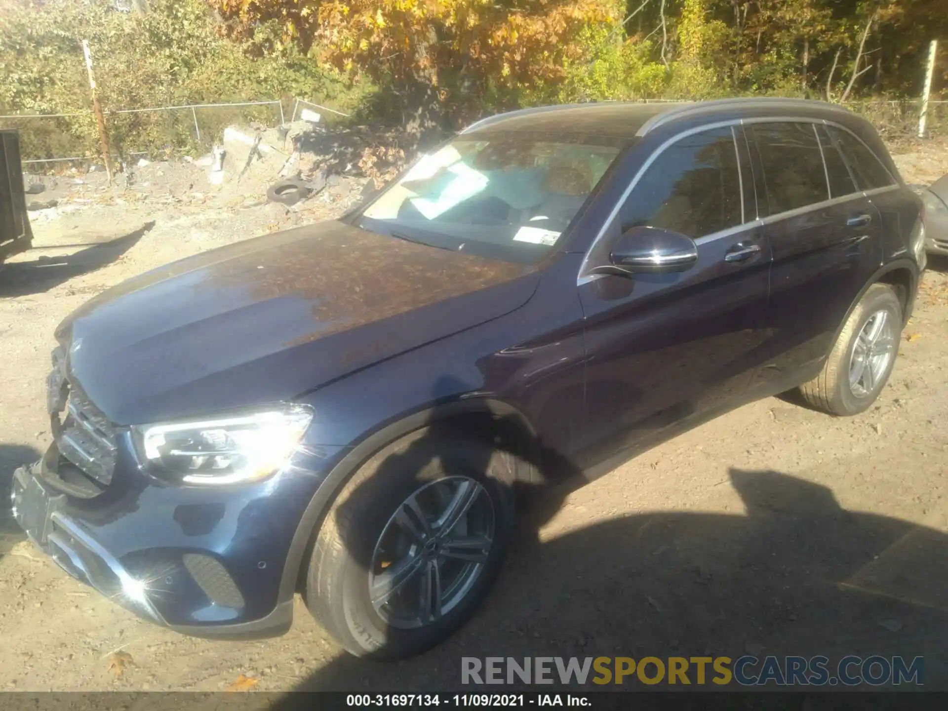 2 Photograph of a damaged car W1N0G8EB6MF962688 MERCEDES-BENZ GLC 2021