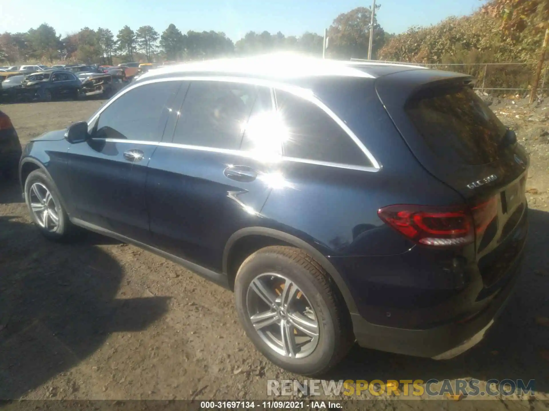 3 Photograph of a damaged car W1N0G8EB6MF962688 MERCEDES-BENZ GLC 2021