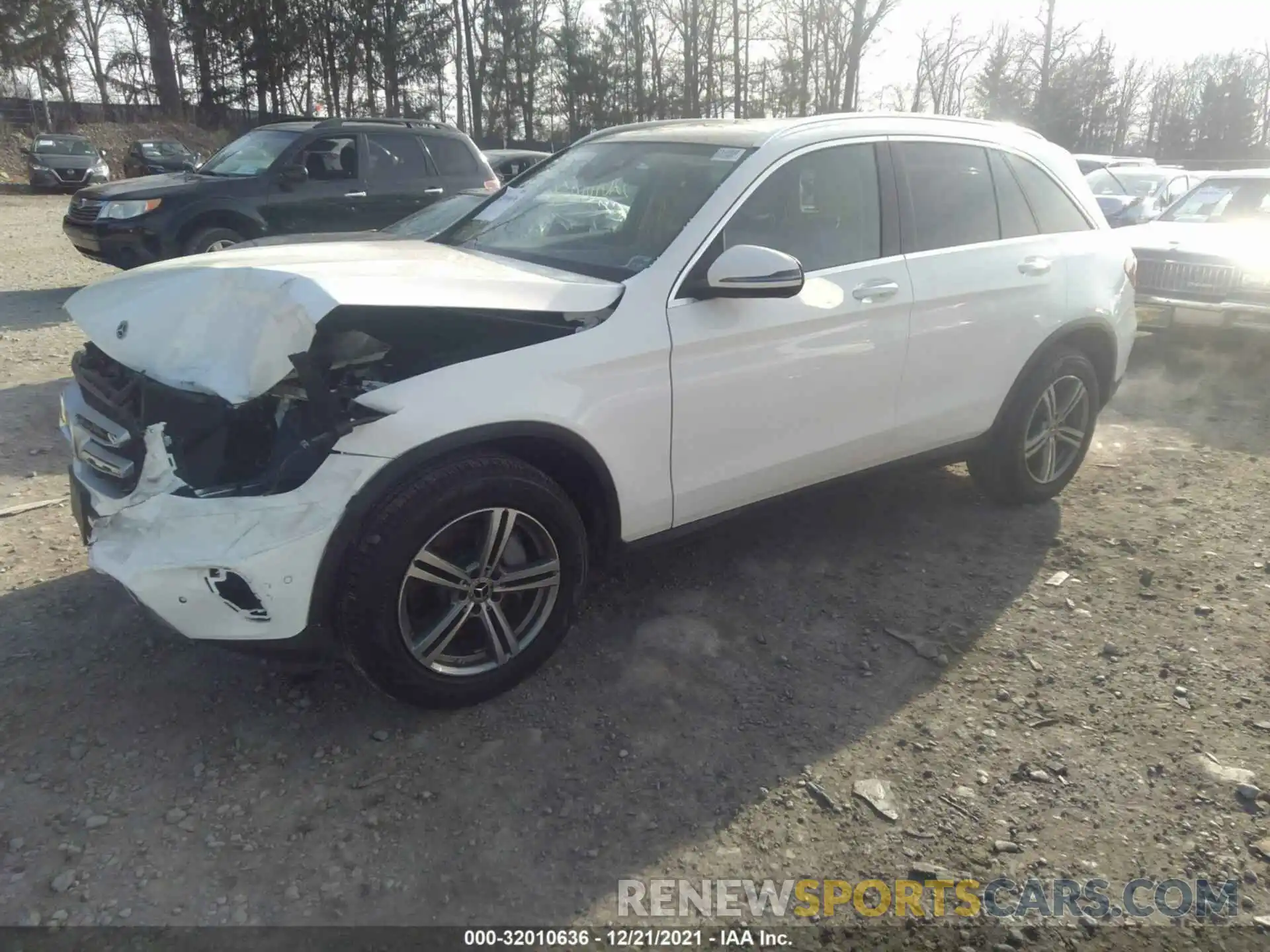 2 Photograph of a damaged car W1N0G8EB6MV285308 MERCEDES-BENZ GLC 2021