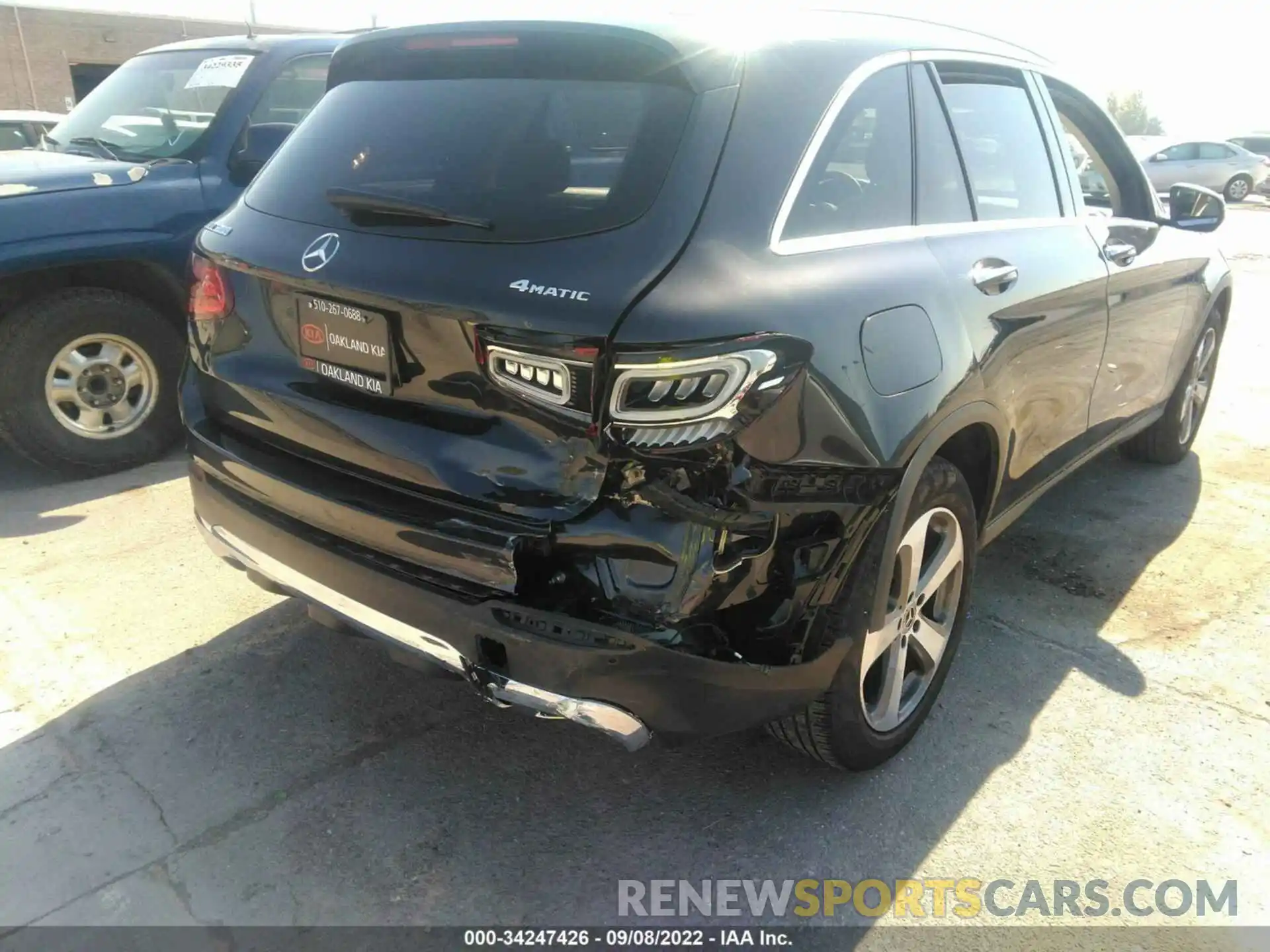 6 Photograph of a damaged car W1N0G8EB7MF899469 MERCEDES-BENZ GLC 2021