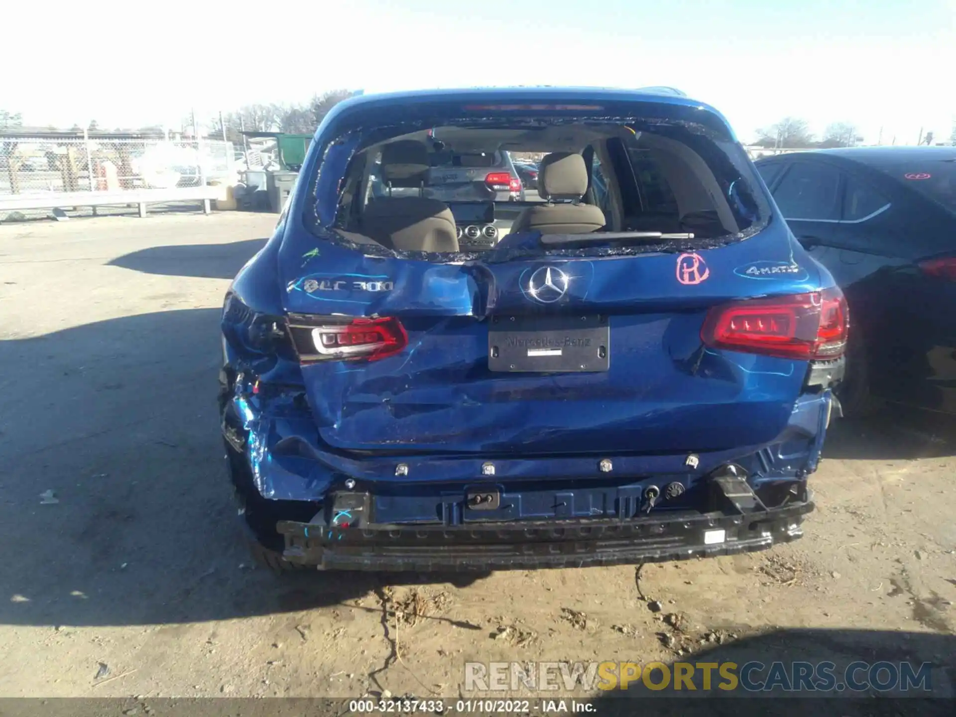 6 Photograph of a damaged car W1N0G8EB7MF901172 MERCEDES-BENZ GLC 2021