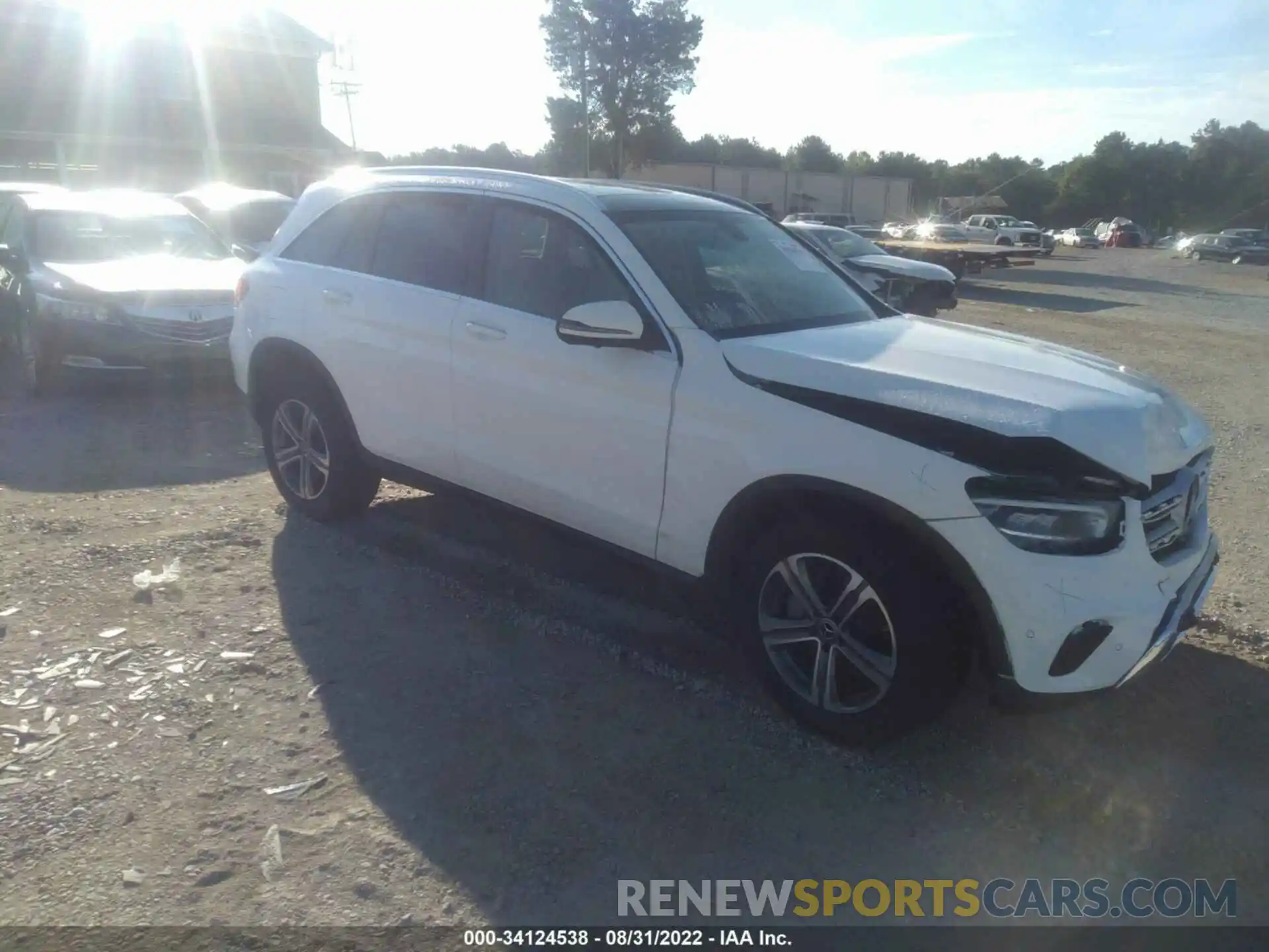 1 Photograph of a damaged car W1N0G8EB7MF918621 MERCEDES-BENZ GLC 2021