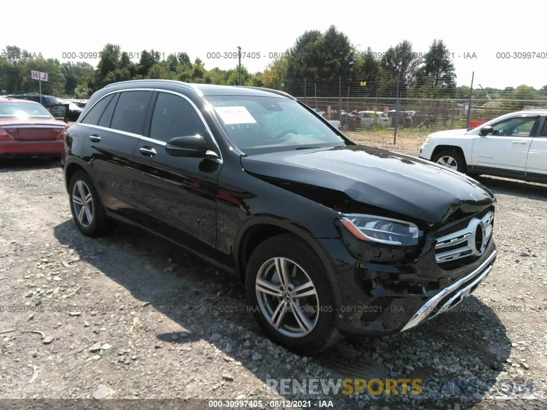 1 Photograph of a damaged car W1N0G8EB7MF949321 MERCEDES-BENZ GLC 2021