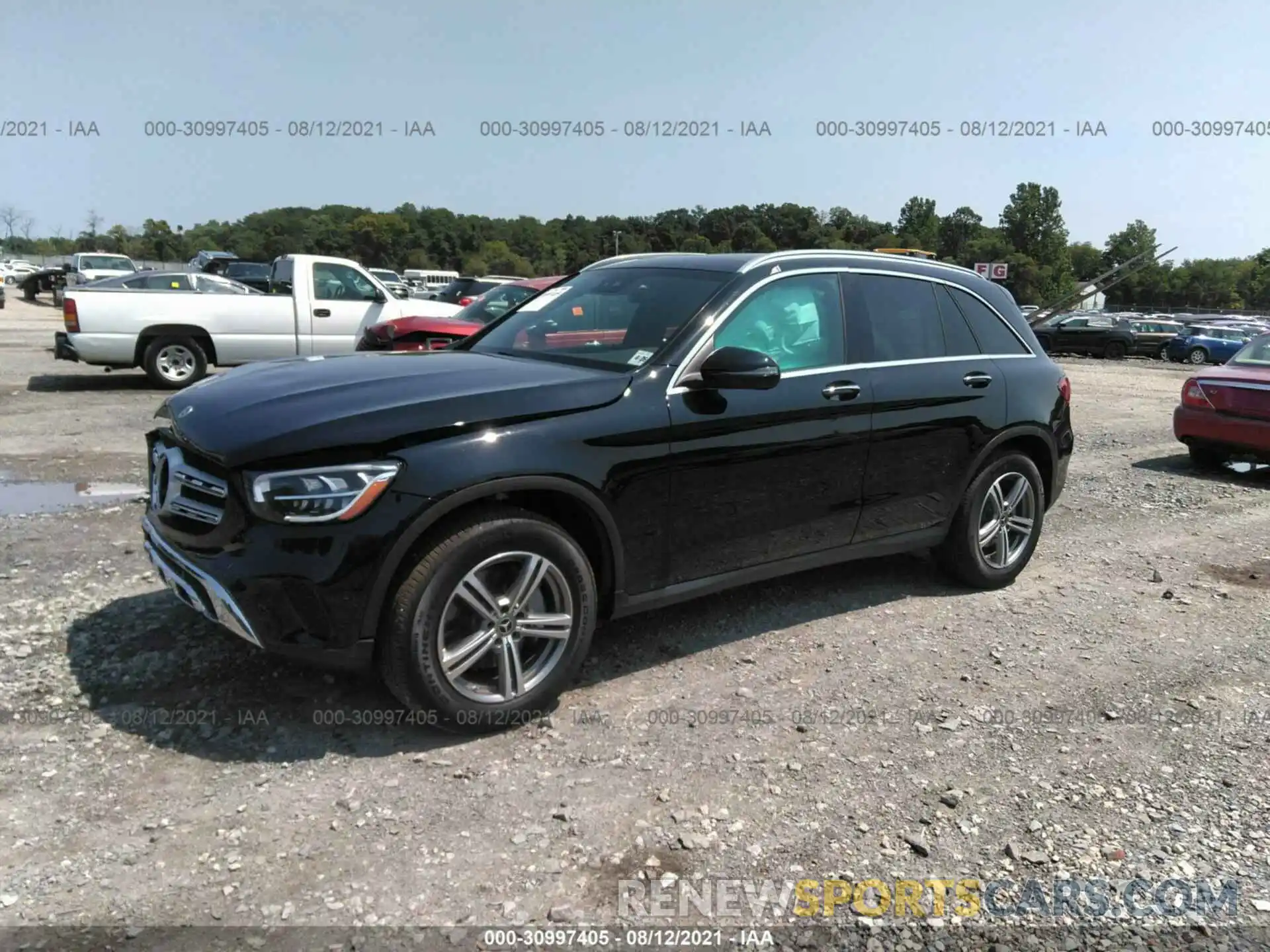 2 Photograph of a damaged car W1N0G8EB7MF949321 MERCEDES-BENZ GLC 2021