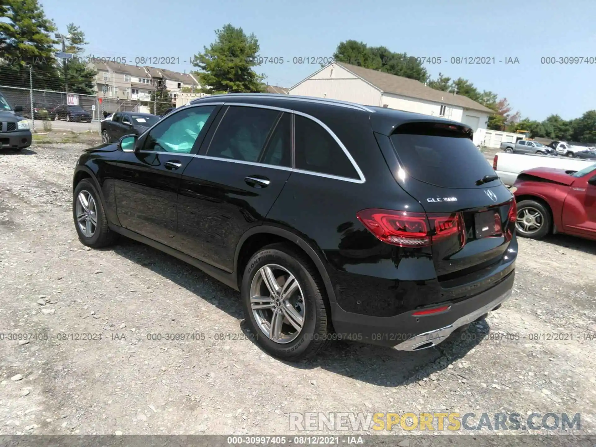 3 Photograph of a damaged car W1N0G8EB7MF949321 MERCEDES-BENZ GLC 2021