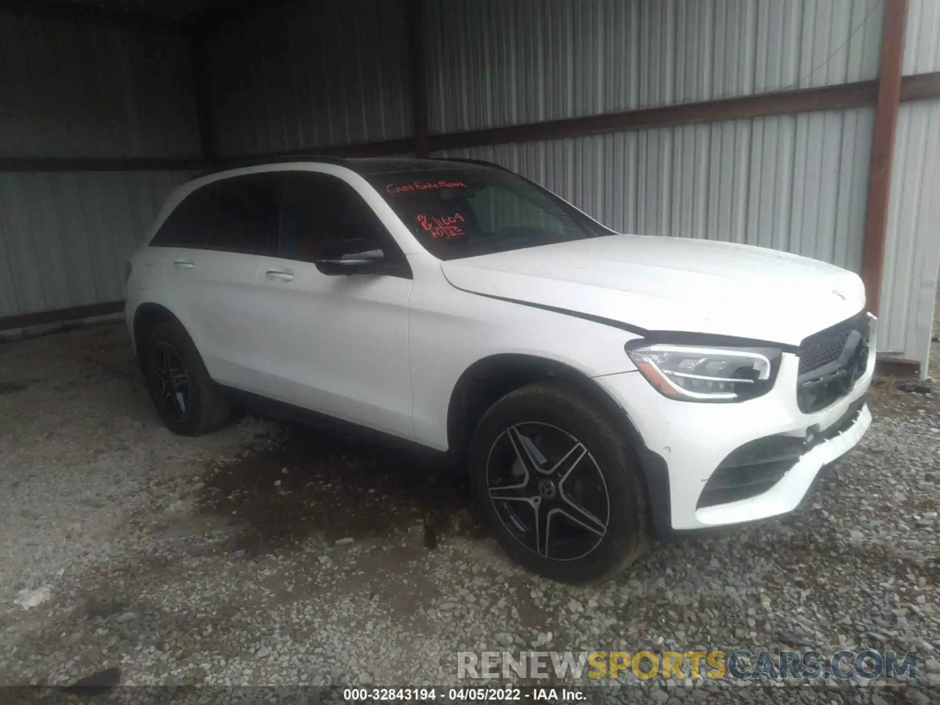 1 Фотография поврежденного автомобиля W1N0G8EB7MF992105 MERCEDES-BENZ GLC 2021