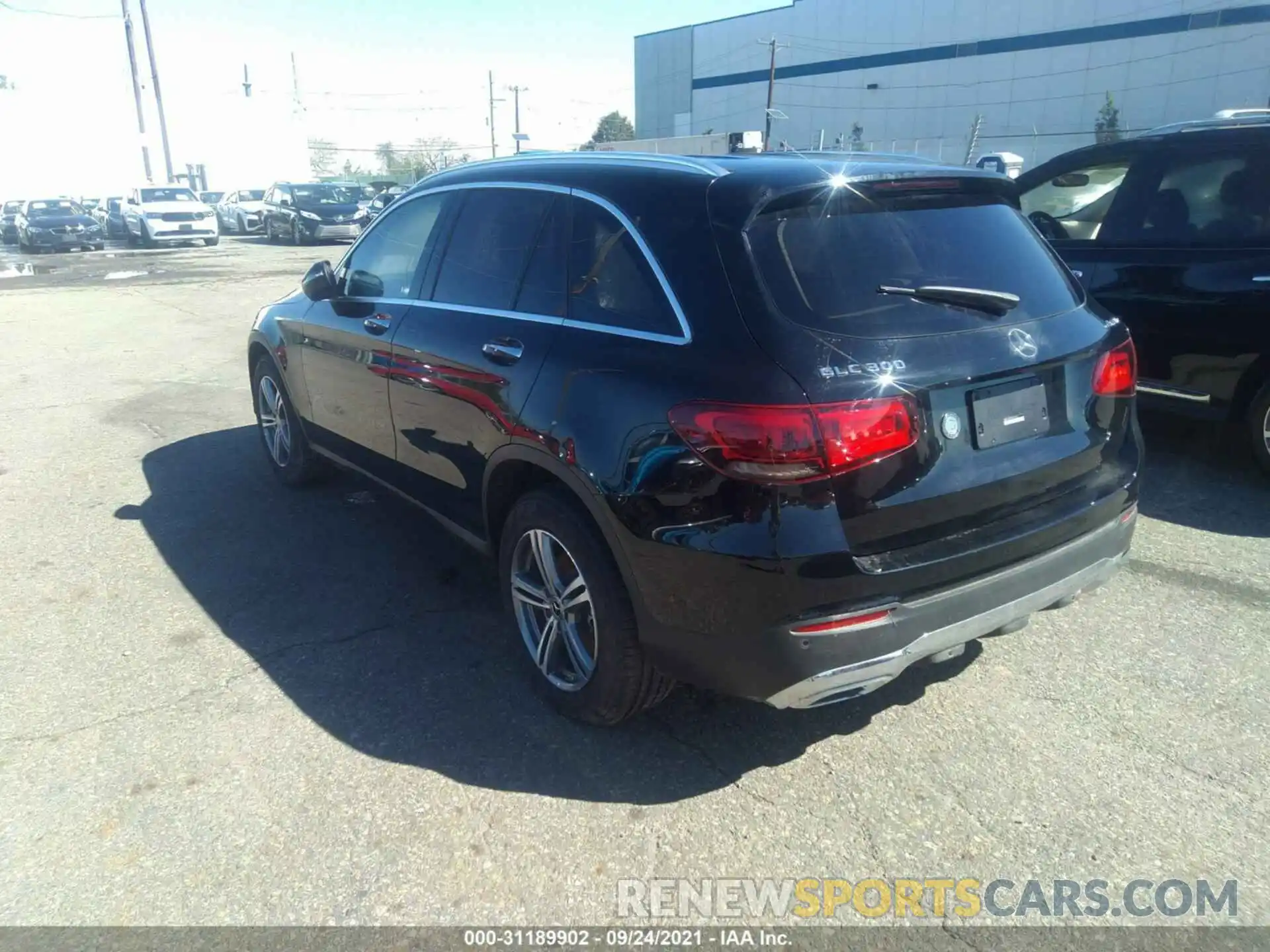 3 Photograph of a damaged car W1N0G8EB7MV290436 MERCEDES-BENZ GLC 2021