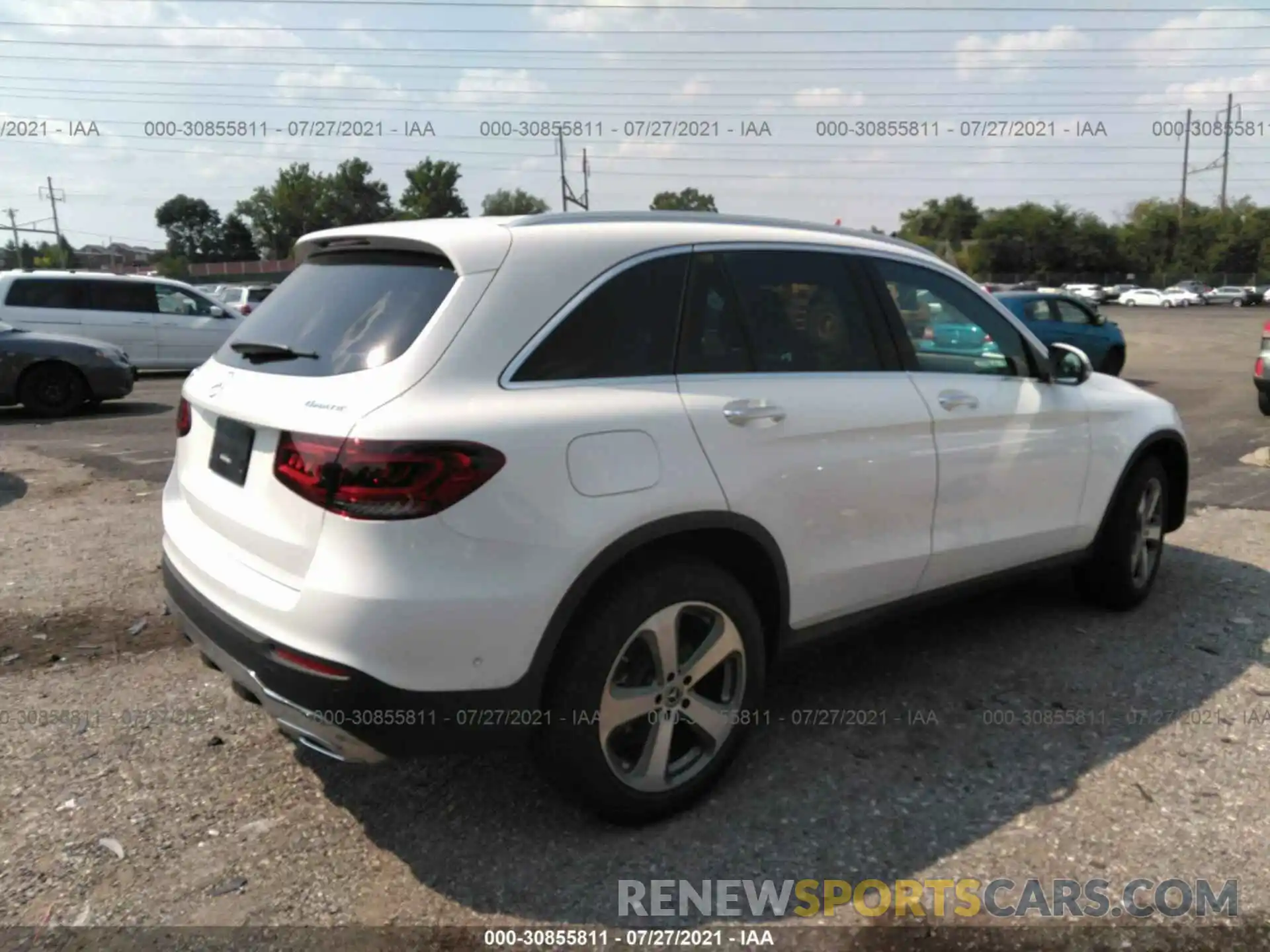 4 Photograph of a damaged car W1N0G8EB7MV293658 MERCEDES-BENZ GLC 2021