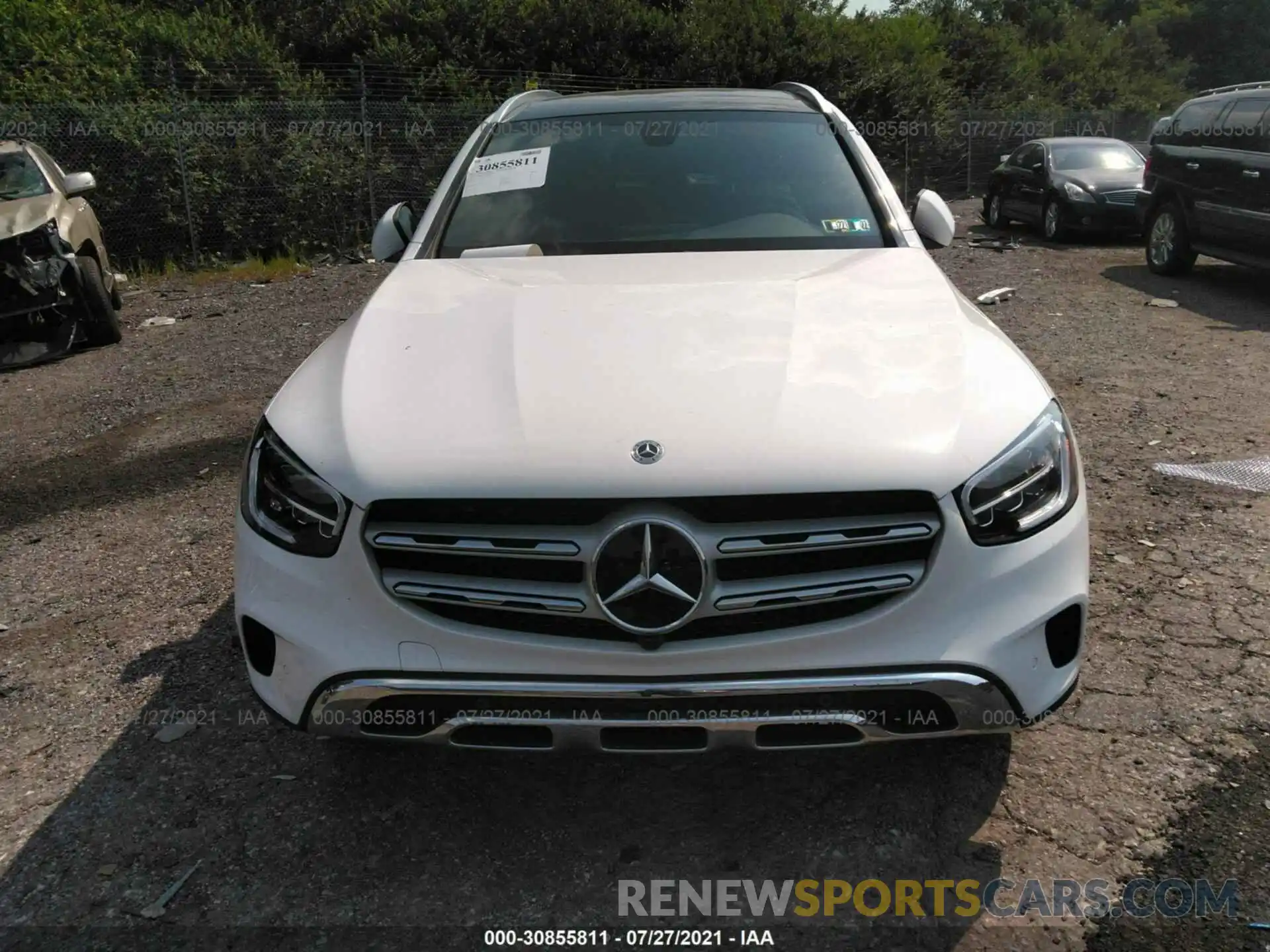 6 Photograph of a damaged car W1N0G8EB7MV293658 MERCEDES-BENZ GLC 2021