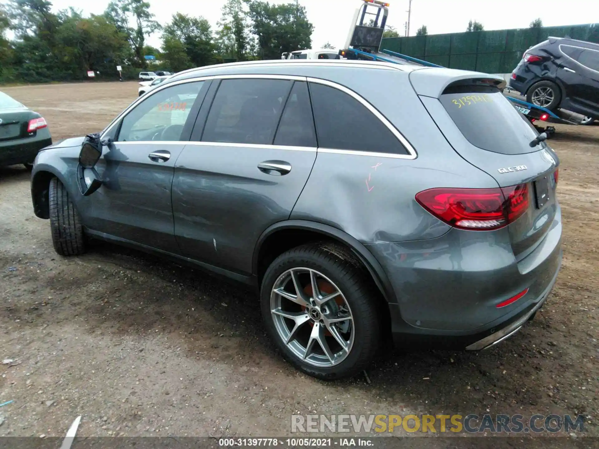 3 Фотография поврежденного автомобиля W1N0G8EB7MV301984 MERCEDES-BENZ GLC 2021