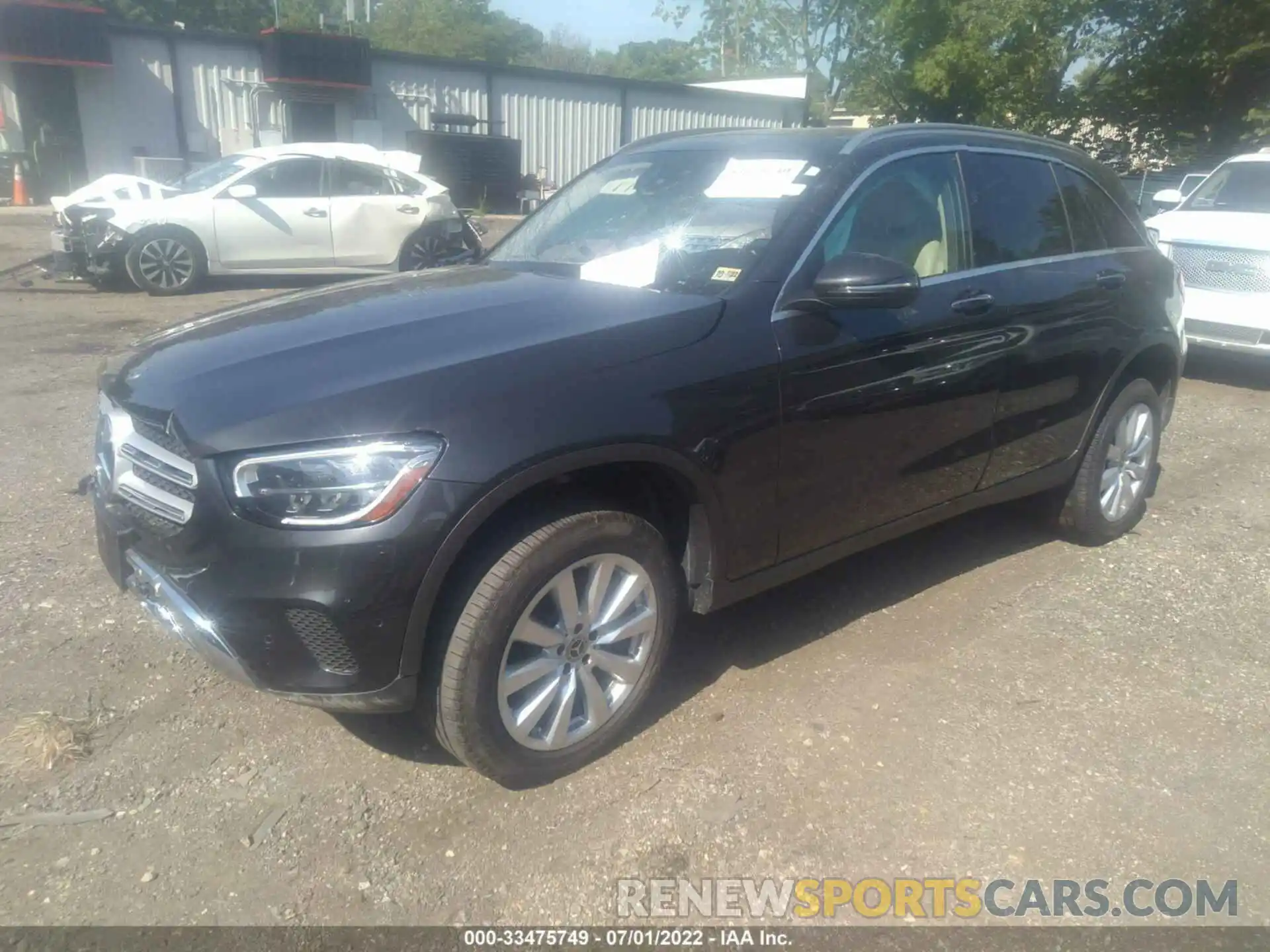 2 Photograph of a damaged car W1N0G8EB7MV310944 MERCEDES-BENZ GLC 2021