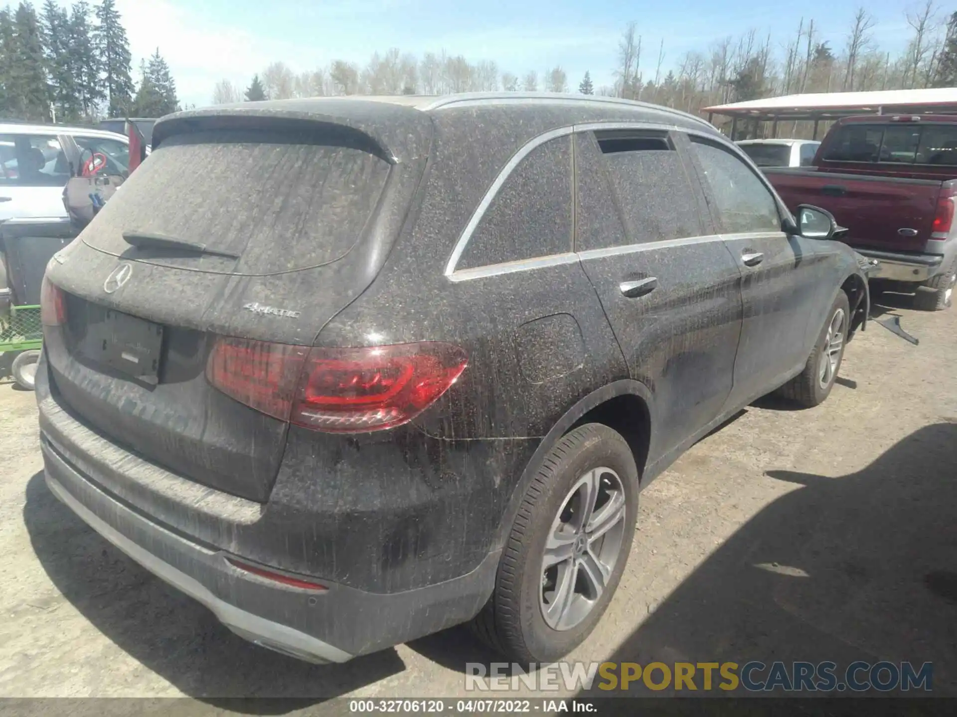 4 Фотография поврежденного автомобиля W1N0G8EB8MF886603 MERCEDES-BENZ GLC 2021