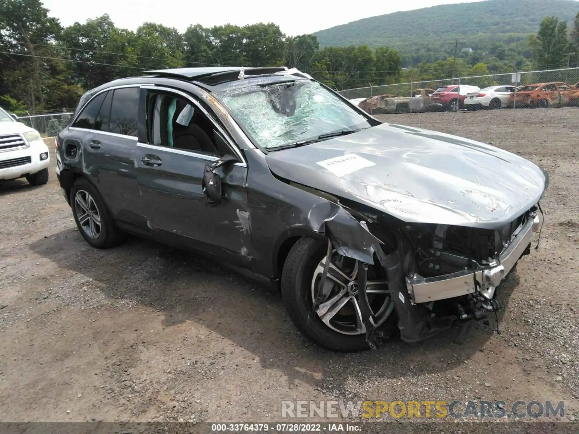 1 Photograph of a damaged car W1N0G8EB8MF949022 MERCEDES-BENZ GLC 2021