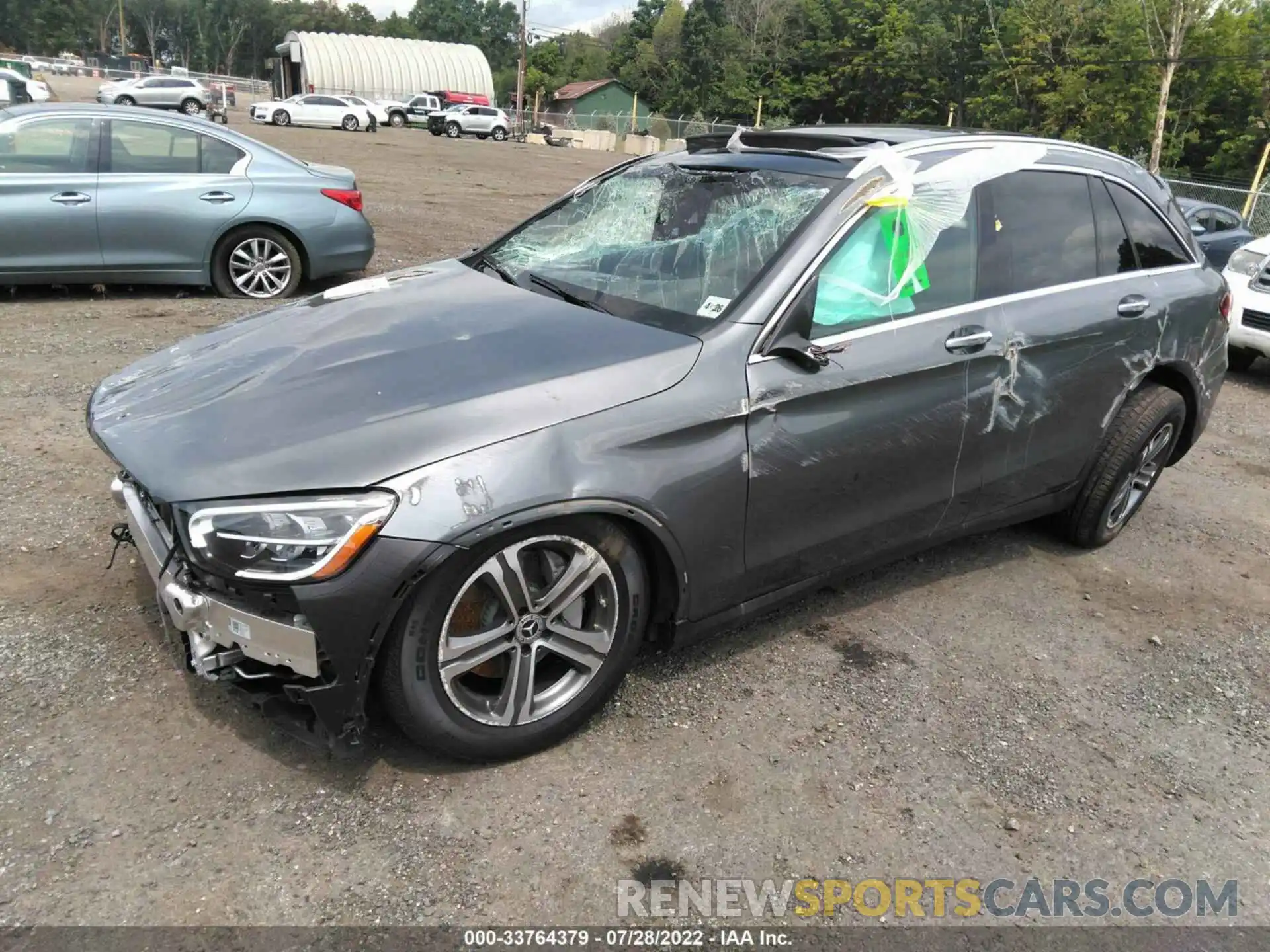 2 Photograph of a damaged car W1N0G8EB8MF949022 MERCEDES-BENZ GLC 2021