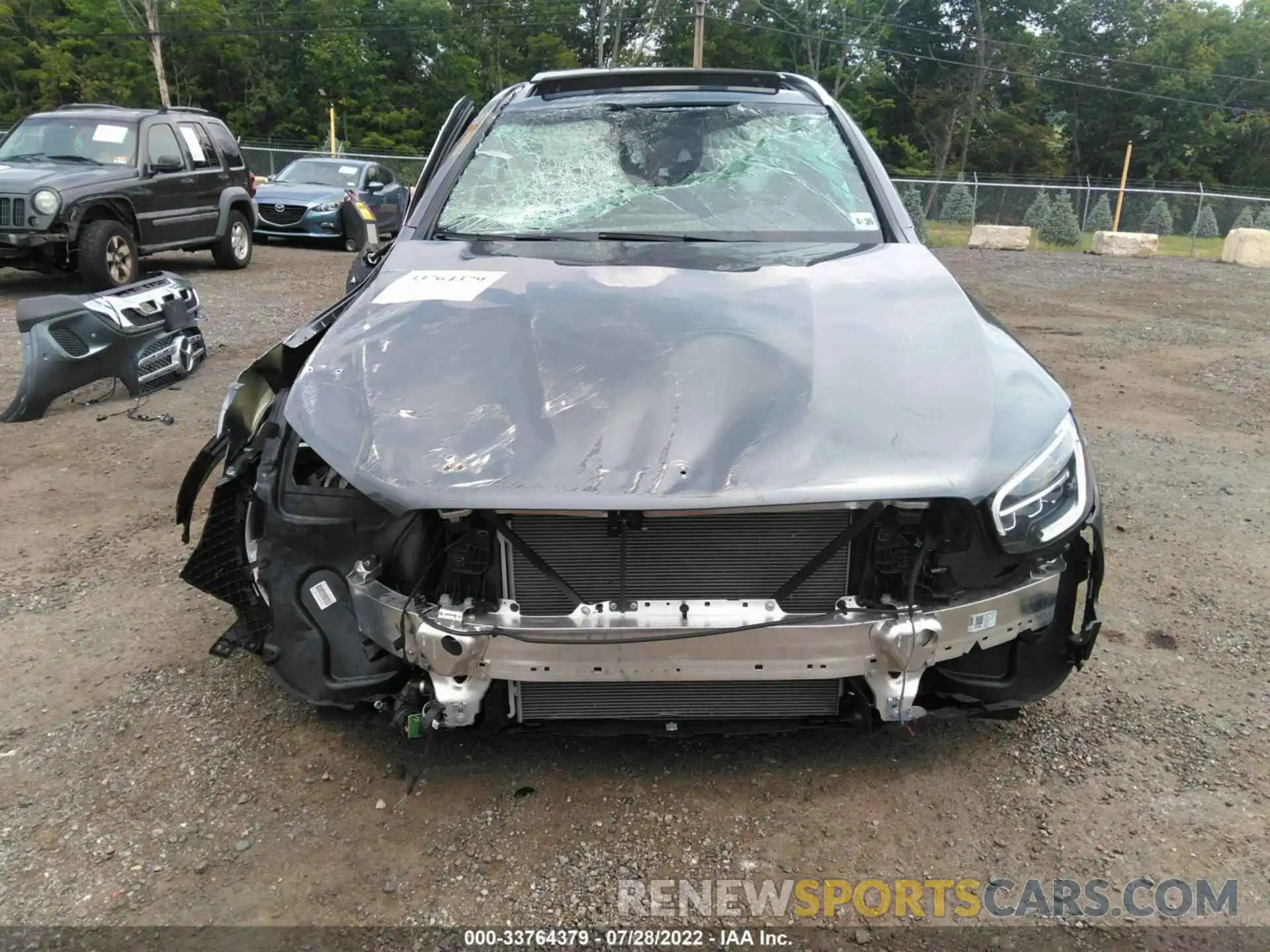 6 Photograph of a damaged car W1N0G8EB8MF949022 MERCEDES-BENZ GLC 2021