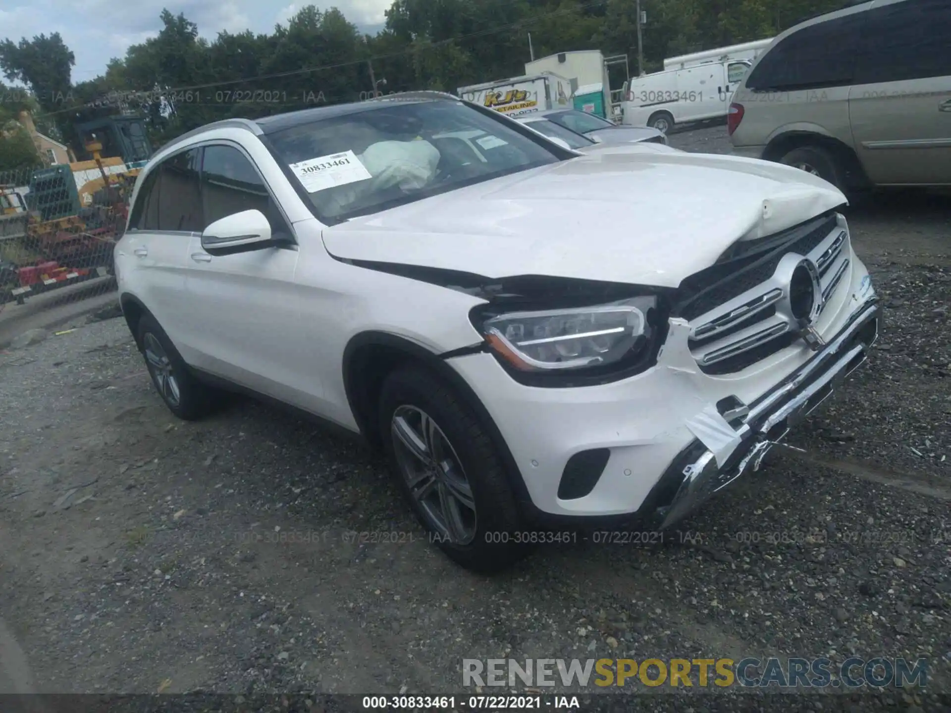 1 Photograph of a damaged car W1N0G8EB8MV287190 MERCEDES-BENZ GLC 2021