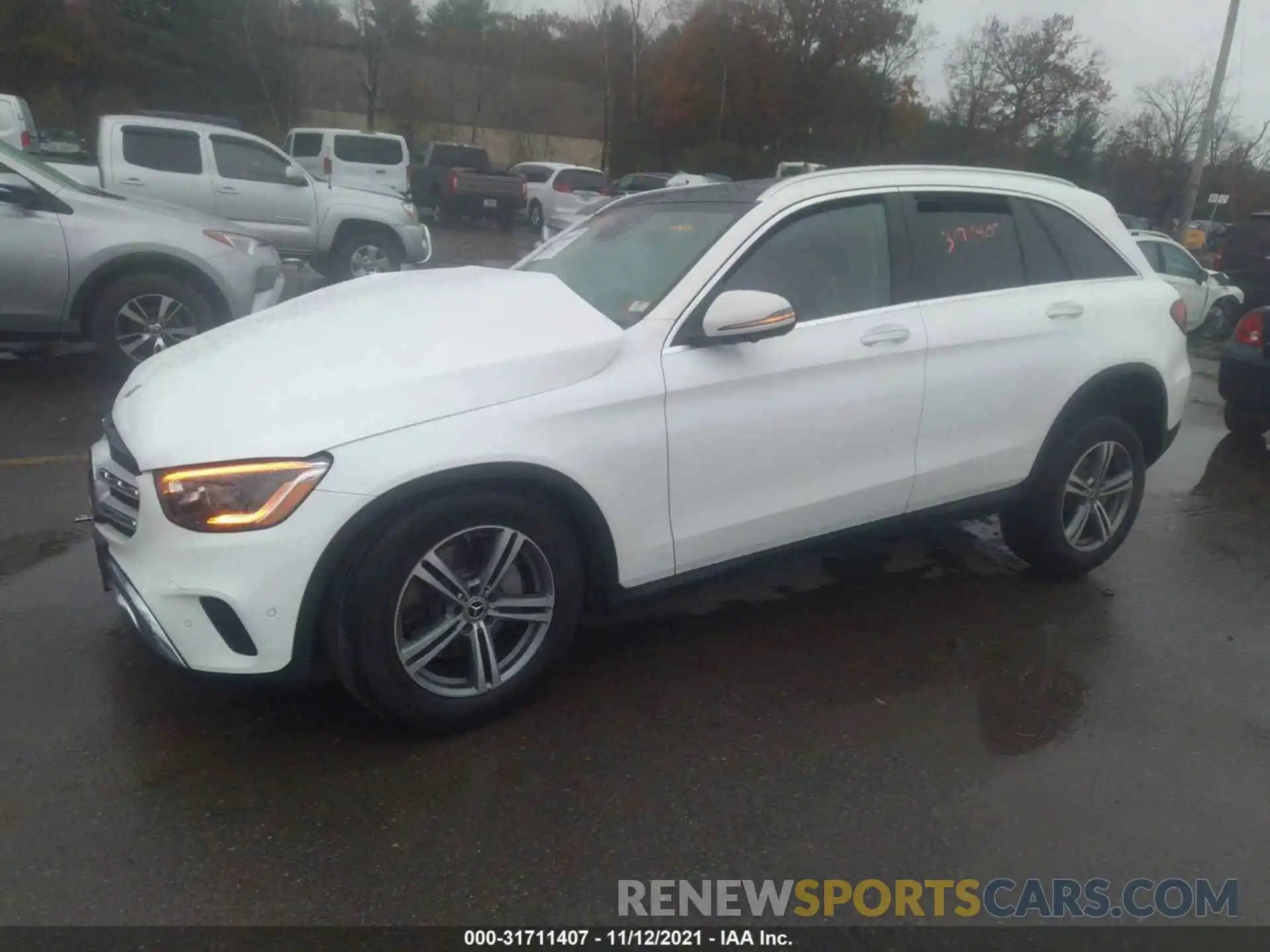 2 Фотография поврежденного автомобиля W1N0G8EB9MF975676 MERCEDES-BENZ GLC 2021