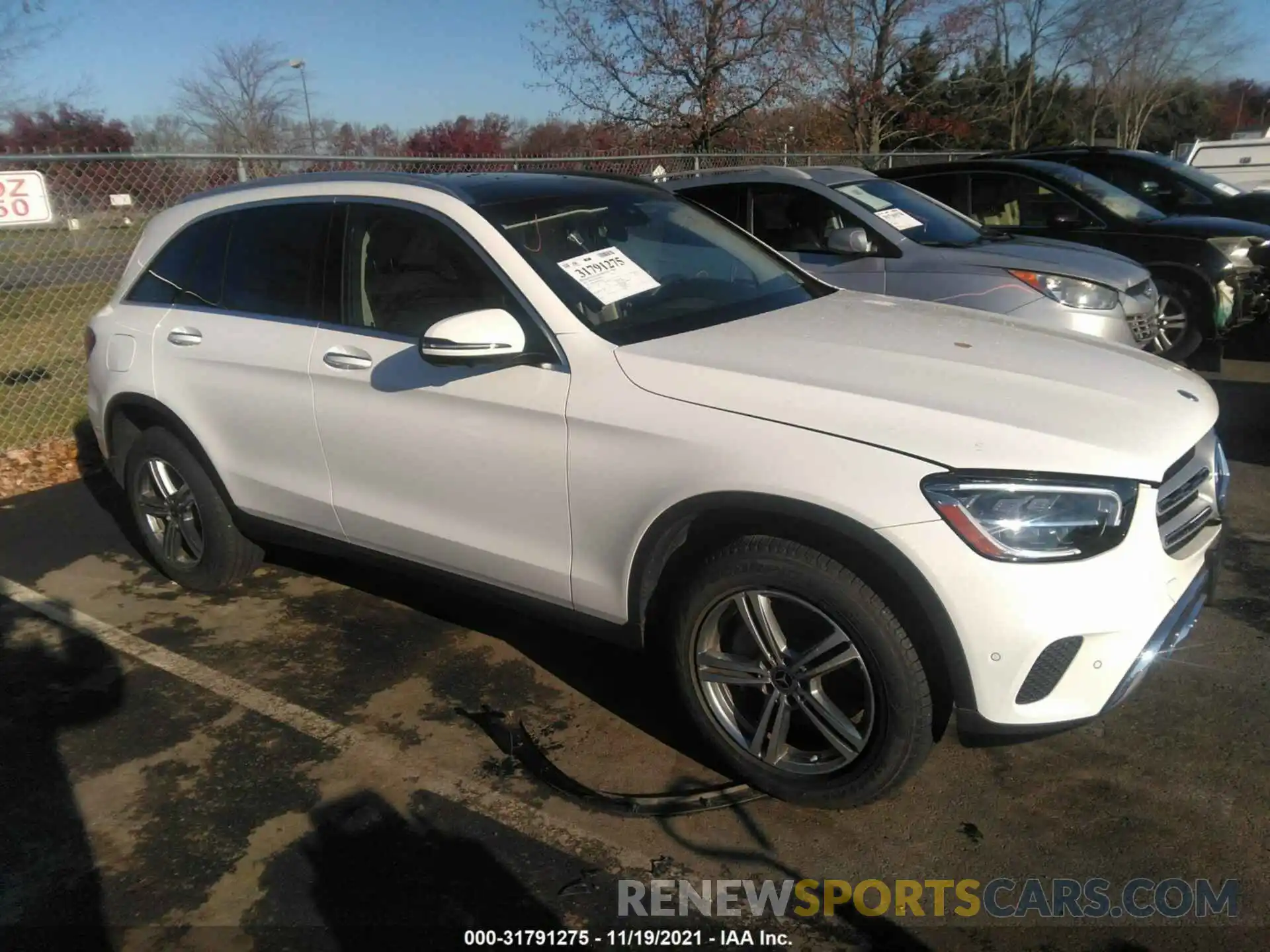 1 Фотография поврежденного автомобиля W1N0G8EB9MV282841 MERCEDES-BENZ GLC 2021