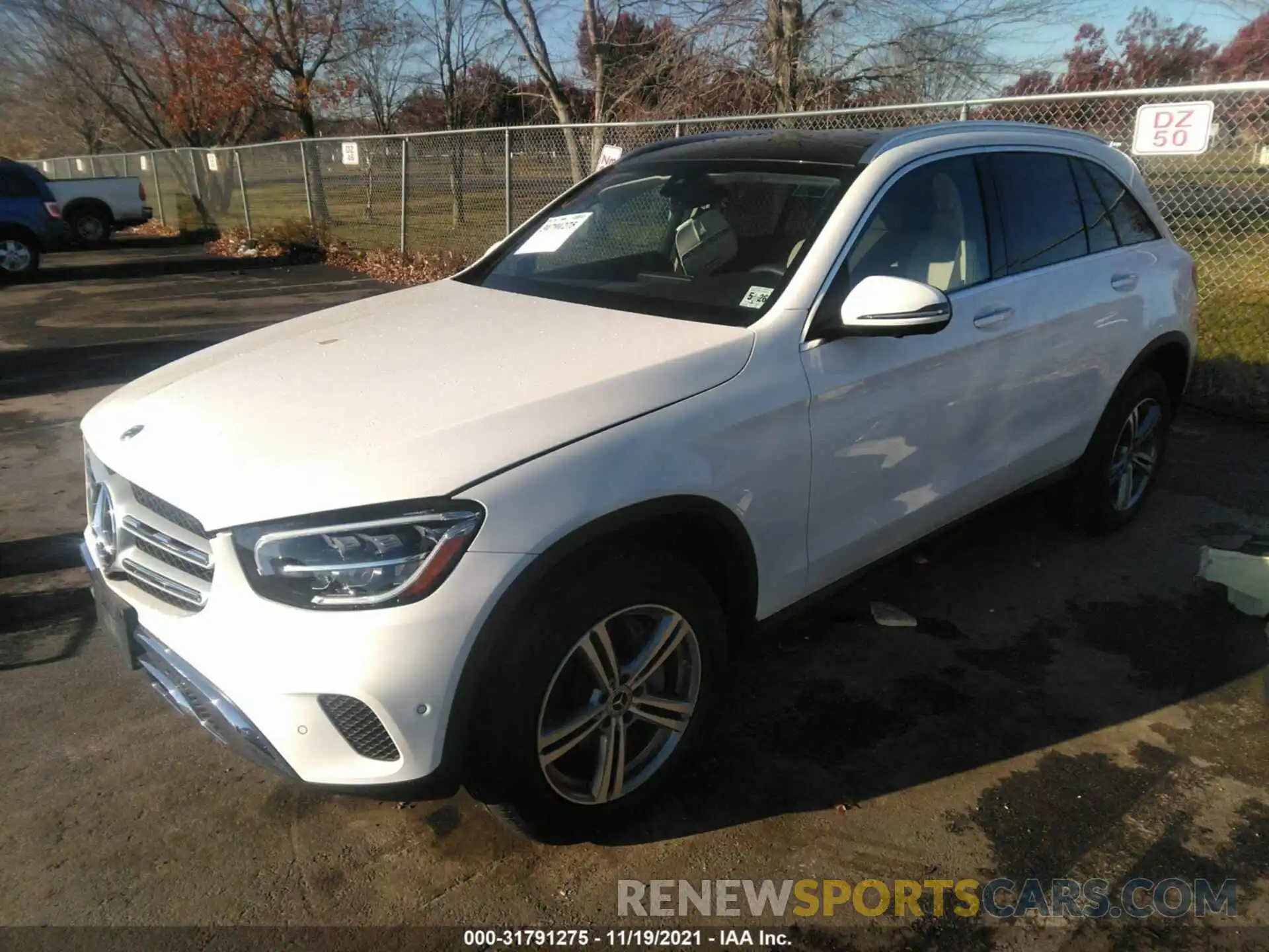 2 Photograph of a damaged car W1N0G8EB9MV282841 MERCEDES-BENZ GLC 2021