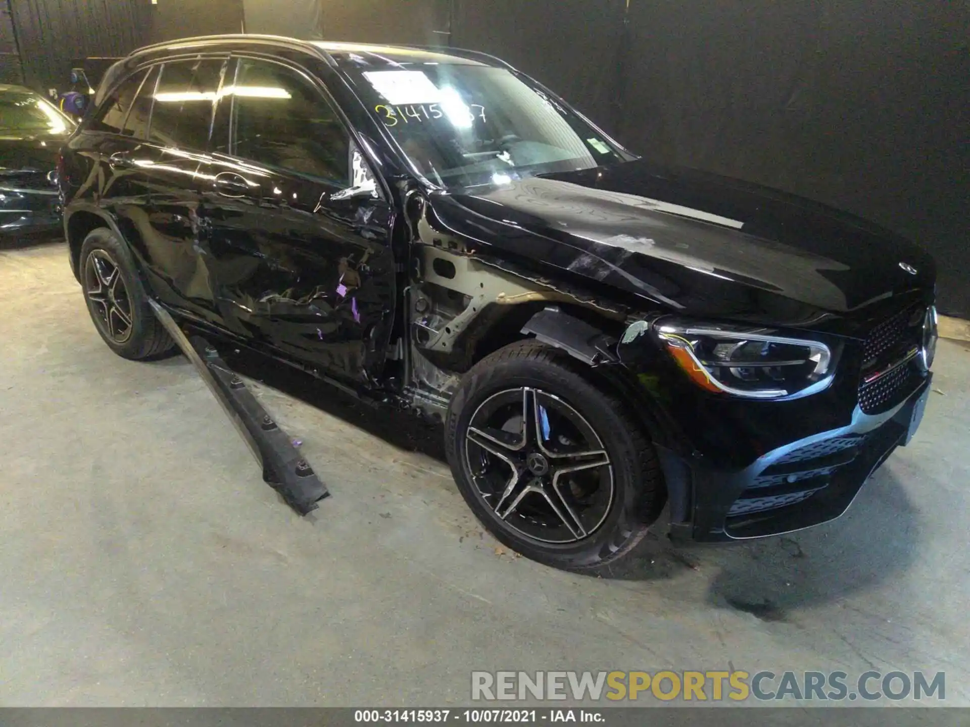 1 Photograph of a damaged car W1N0G8EB9MV307091 MERCEDES-BENZ GLC 2021