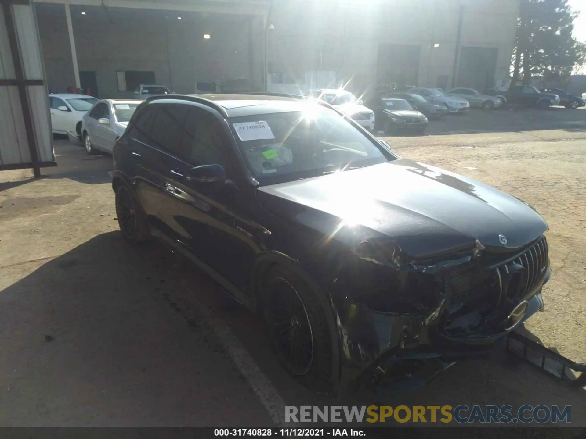 1 Photograph of a damaged car W1N0G8JB0MF892062 MERCEDES-BENZ GLC 2021