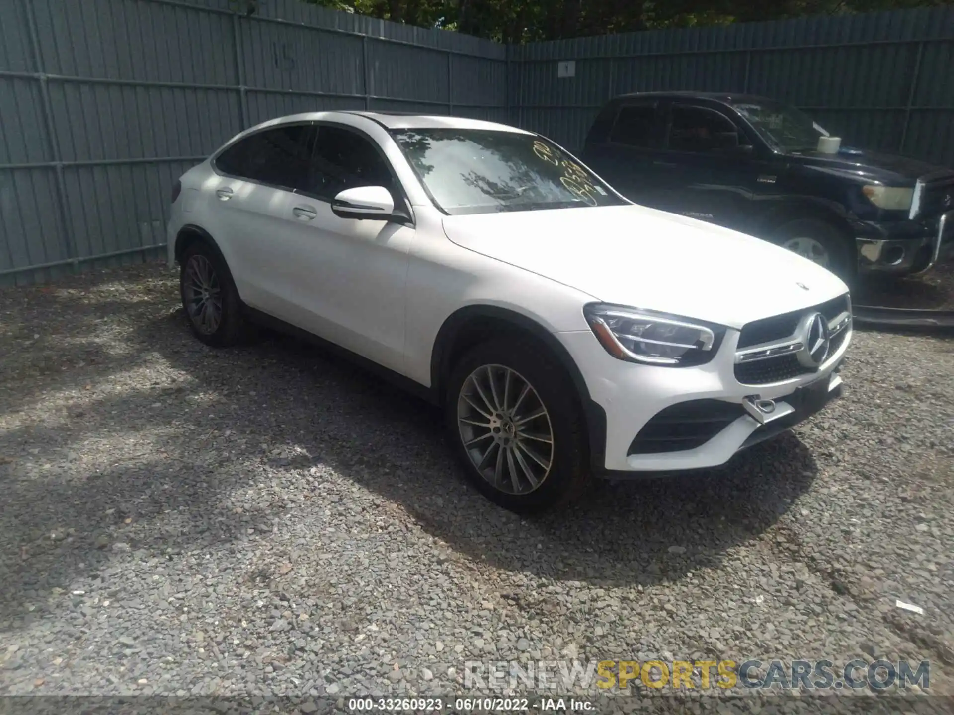 1 Фотография поврежденного автомобиля W1N0J8EB1MF877338 MERCEDES-BENZ GLC 2021