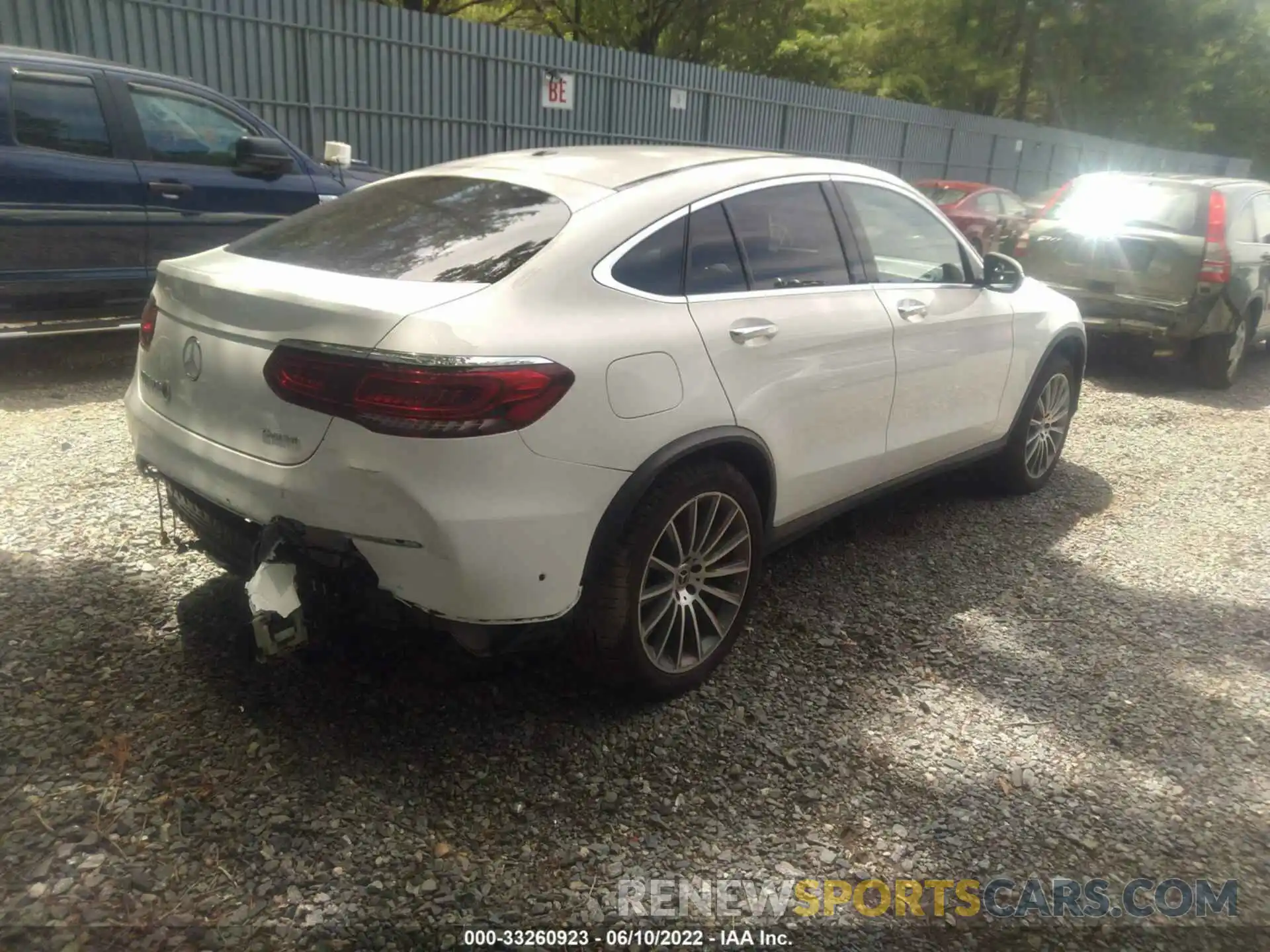 4 Фотография поврежденного автомобиля W1N0J8EB1MF877338 MERCEDES-BENZ GLC 2021