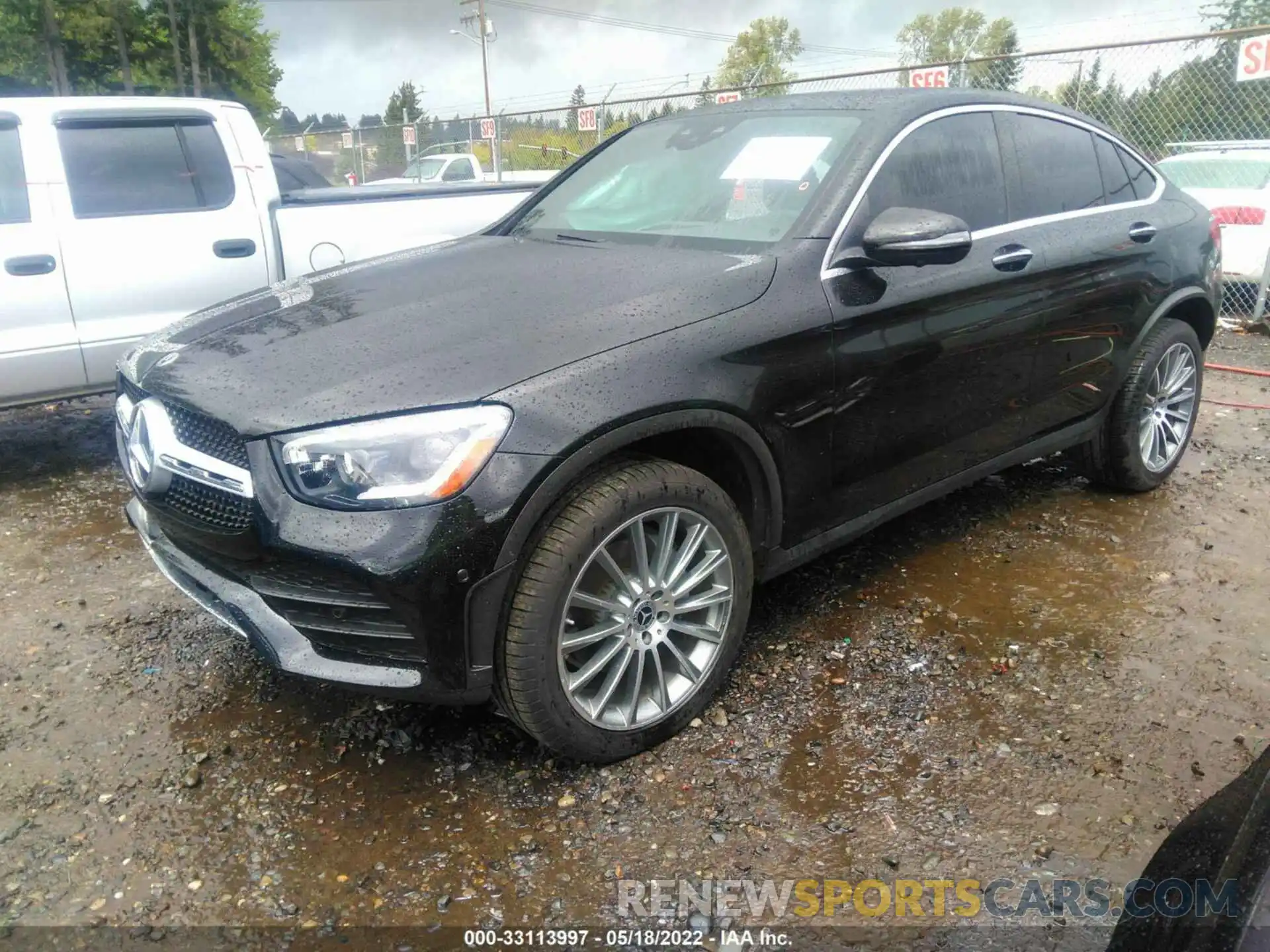 2 Photograph of a damaged car W1N0J8EB1MF925677 MERCEDES-BENZ GLC 2021