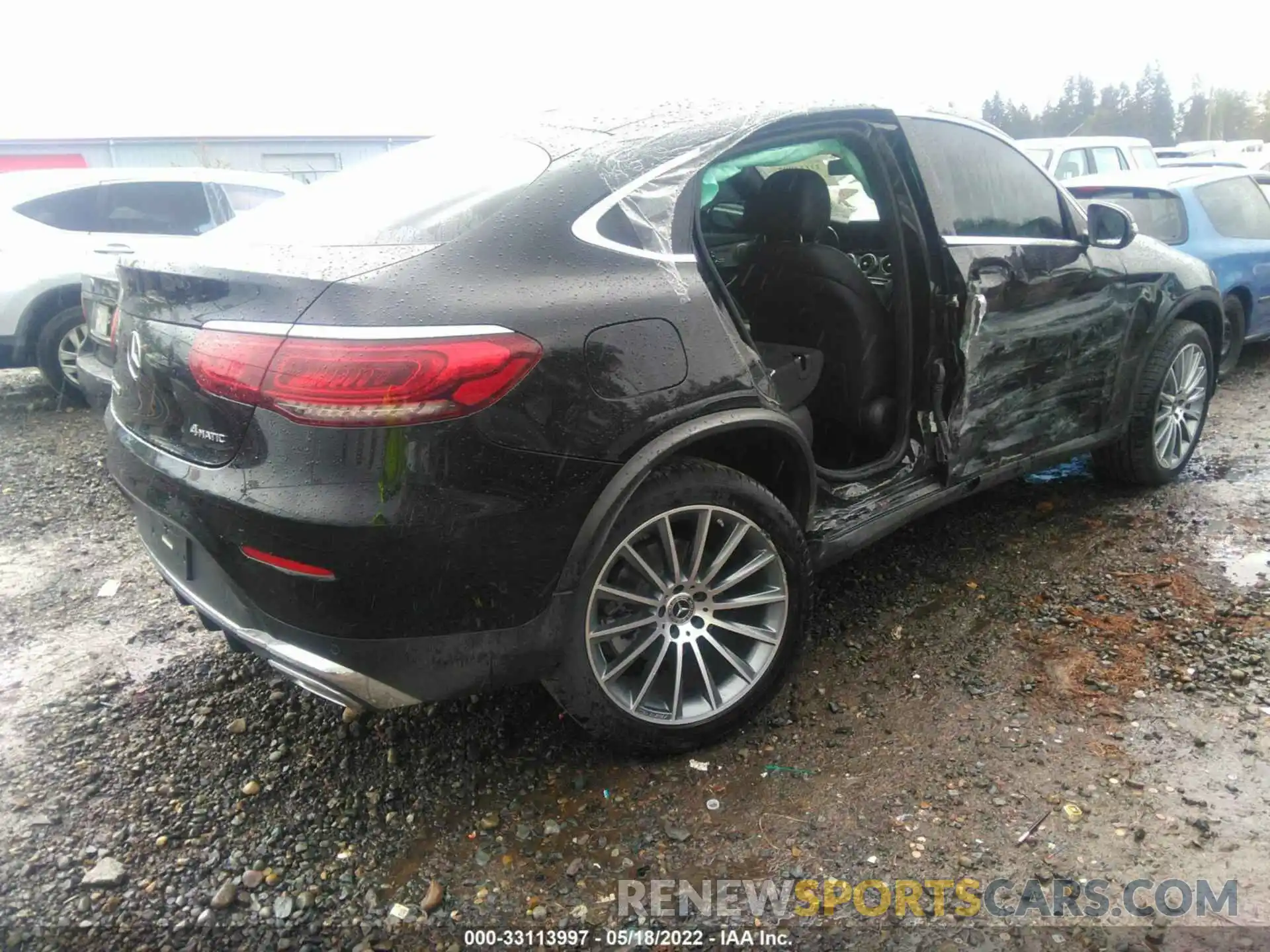 4 Photograph of a damaged car W1N0J8EB1MF925677 MERCEDES-BENZ GLC 2021