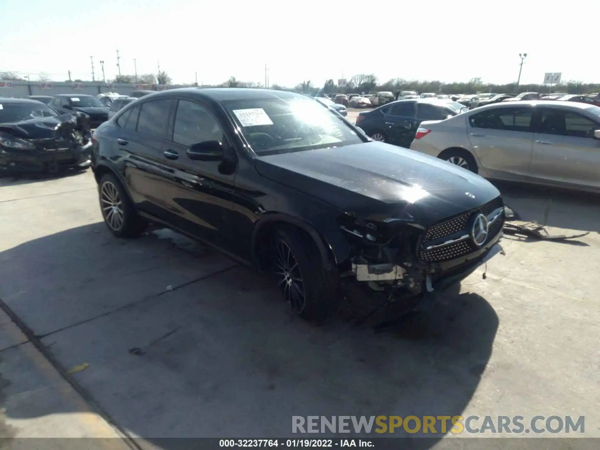 1 Photograph of a damaged car W1N0J8EB1MF944973 MERCEDES-BENZ GLC 2021