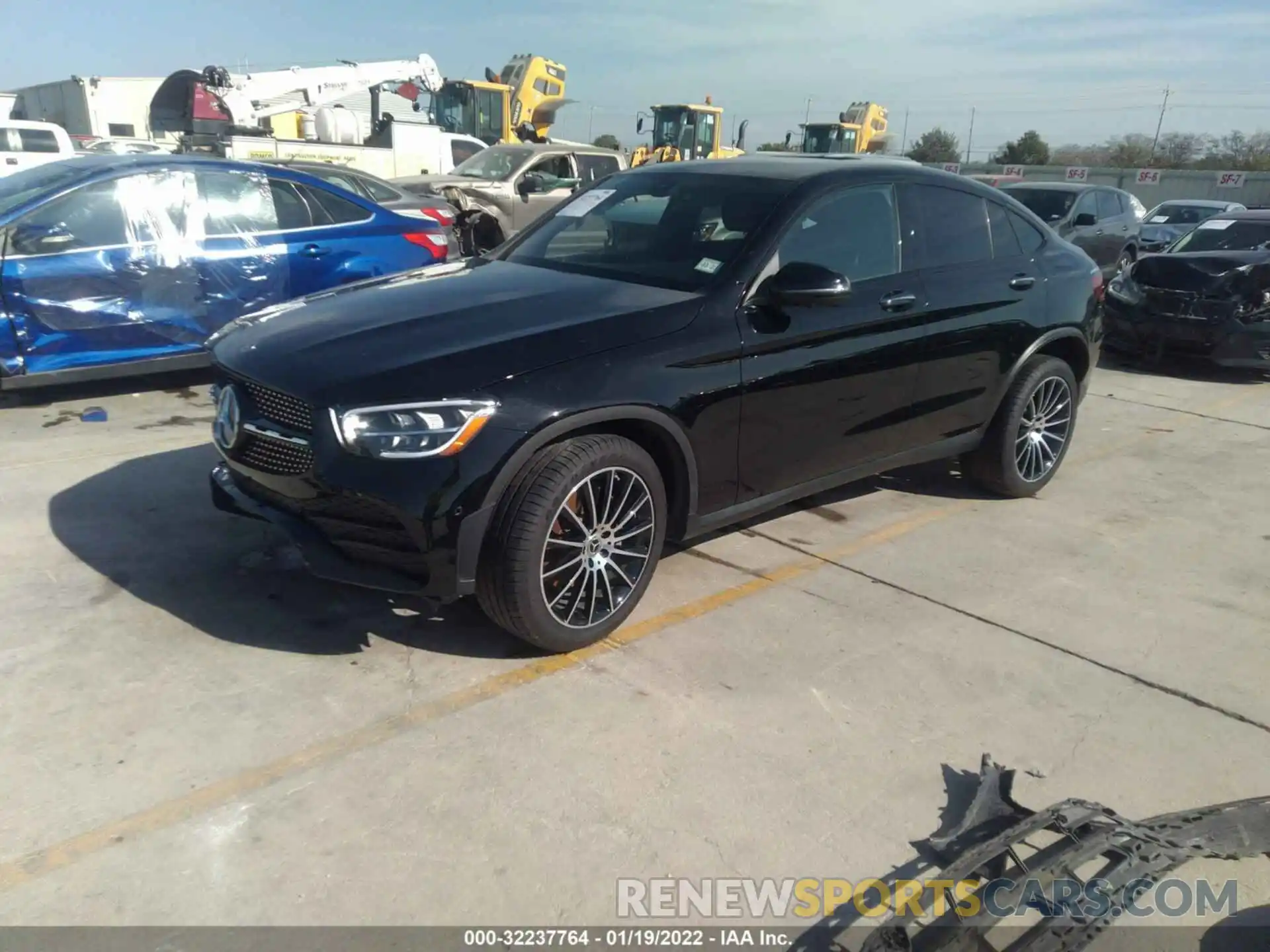 2 Photograph of a damaged car W1N0J8EB1MF944973 MERCEDES-BENZ GLC 2021