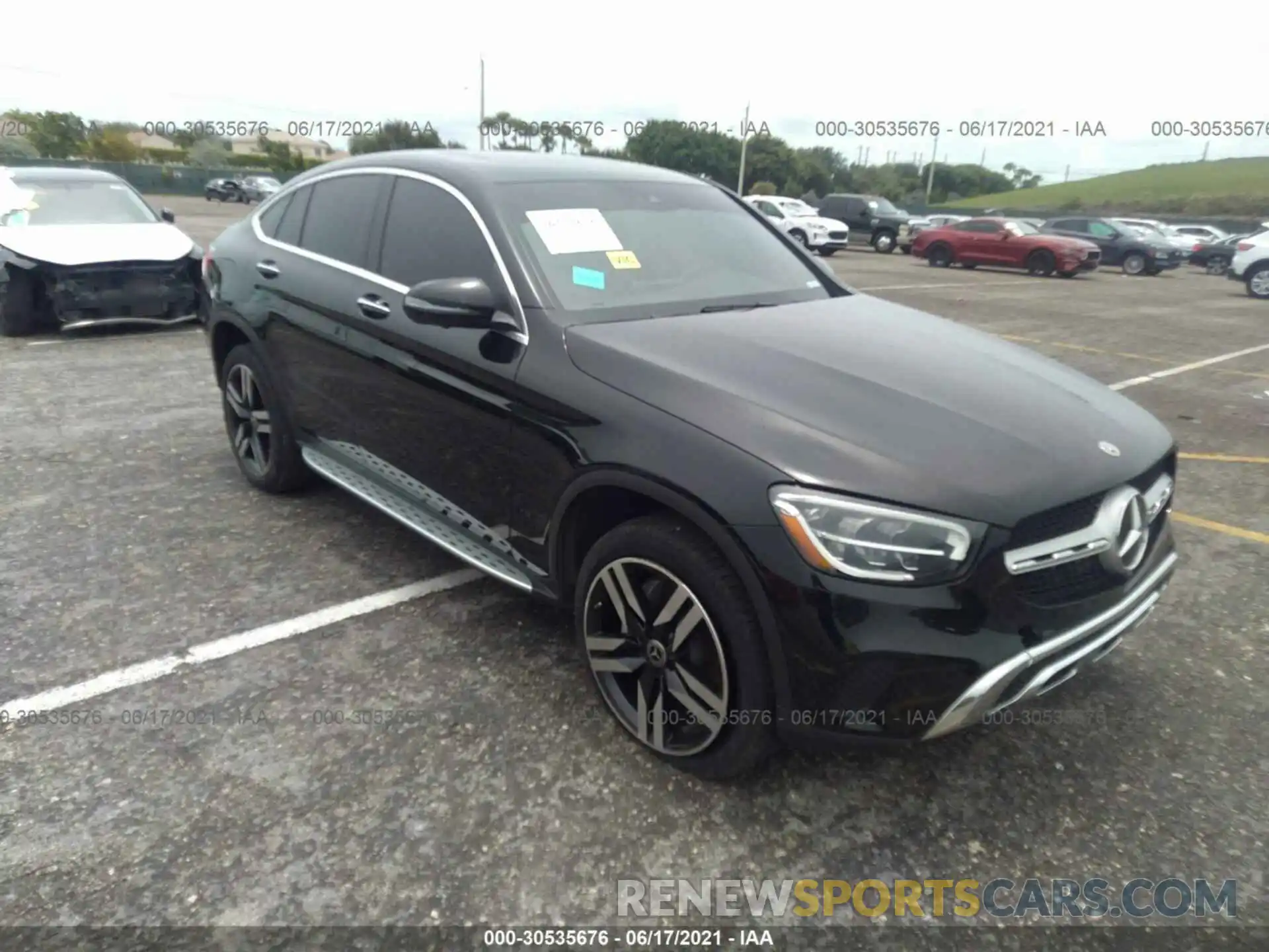 1 Photograph of a damaged car W1N0J8EB2MF905504 MERCEDES-BENZ GLC 2021