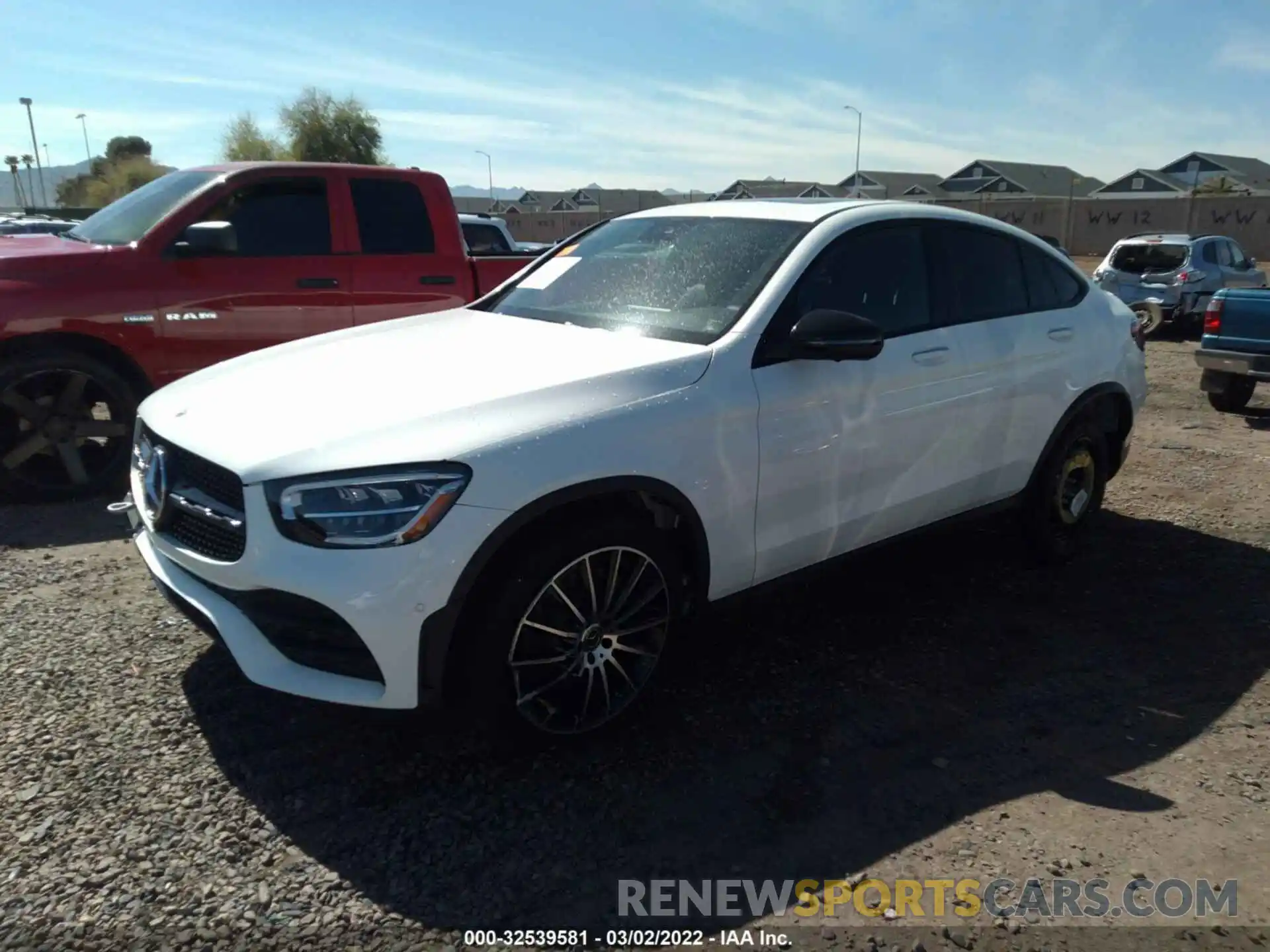 2 Фотография поврежденного автомобиля W1N0J8EB5MG009207 MERCEDES-BENZ GLC 2021